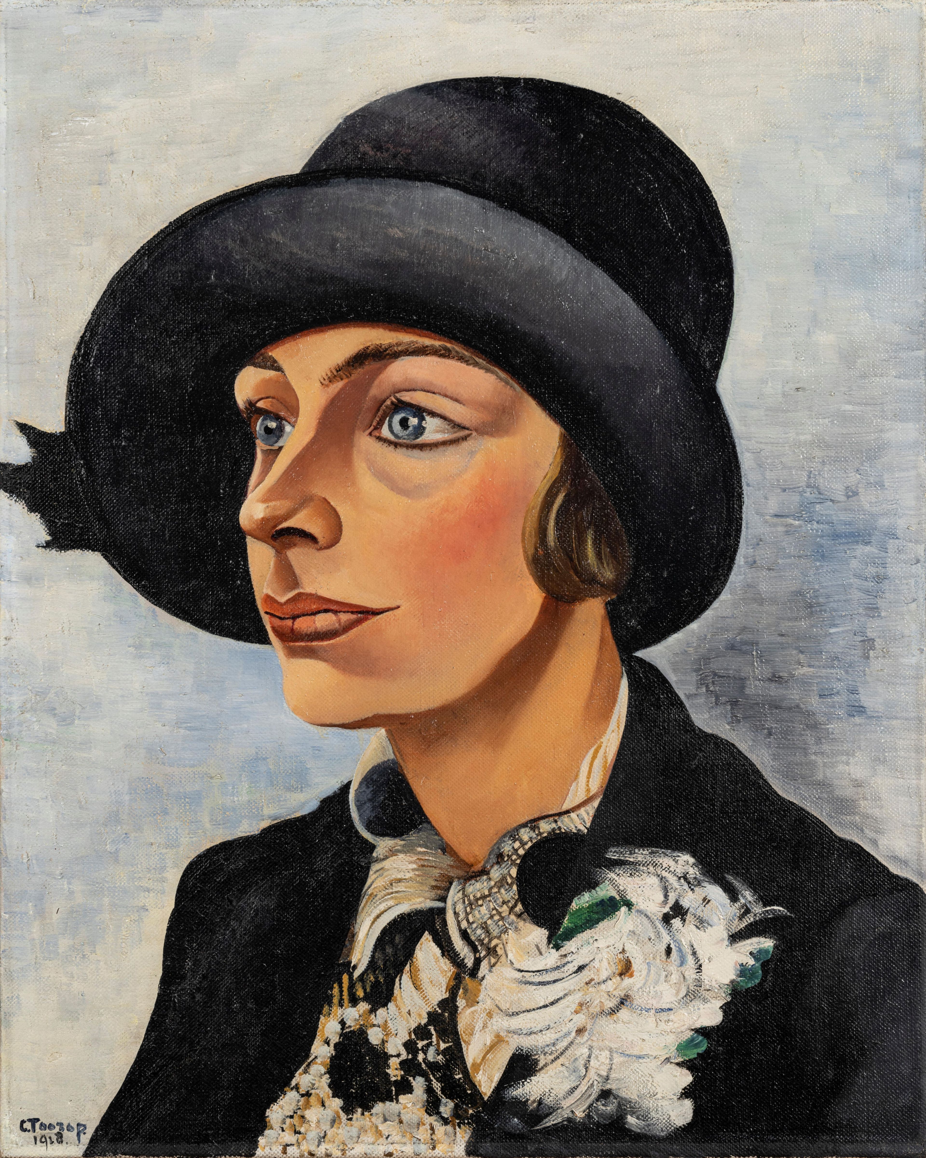 Charley Toorp, Vrouw met de zwarte hoed, 1928