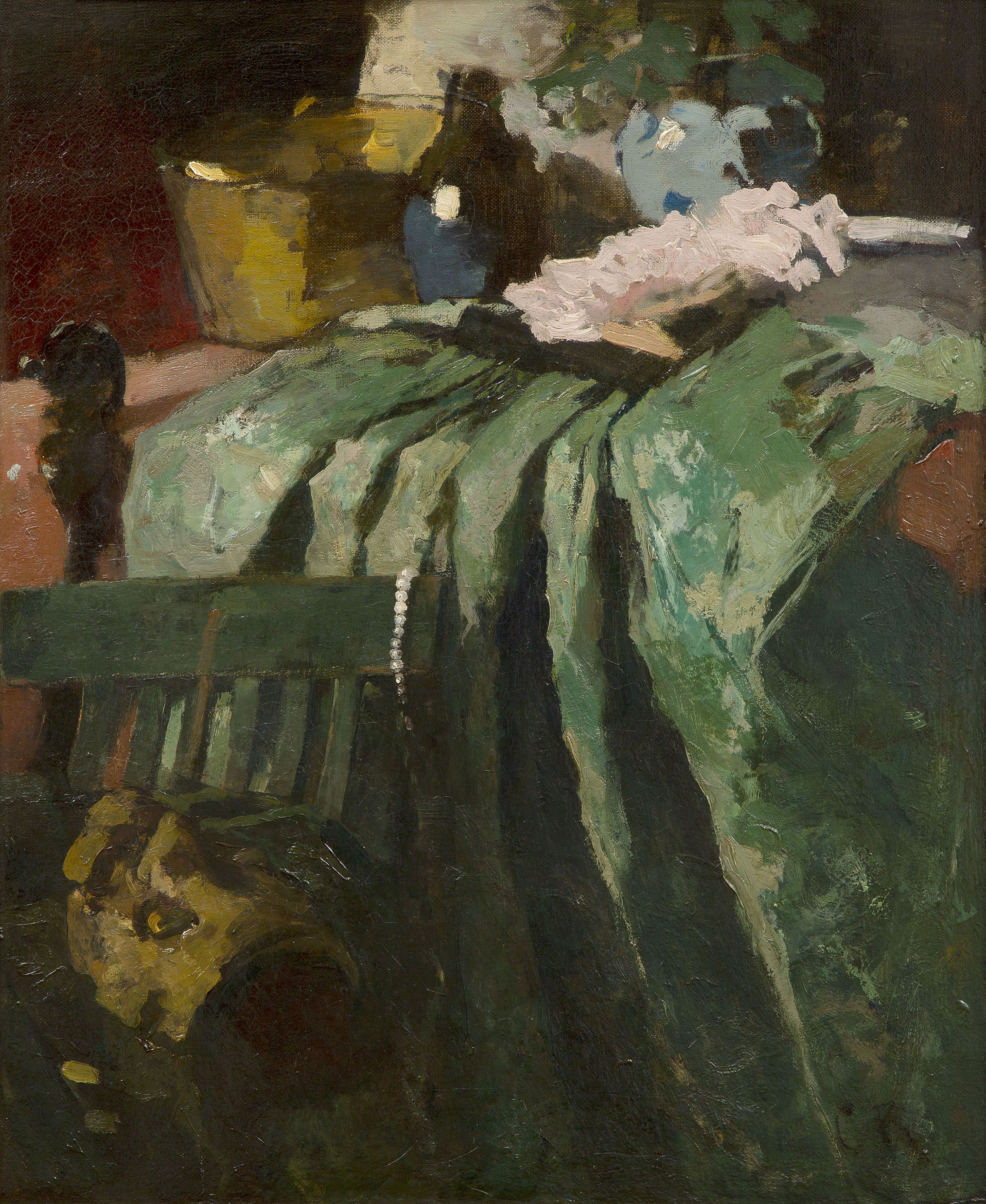 Coba Ritsema, De groene rok, ca. 1900-1910, Frans Hals Museum