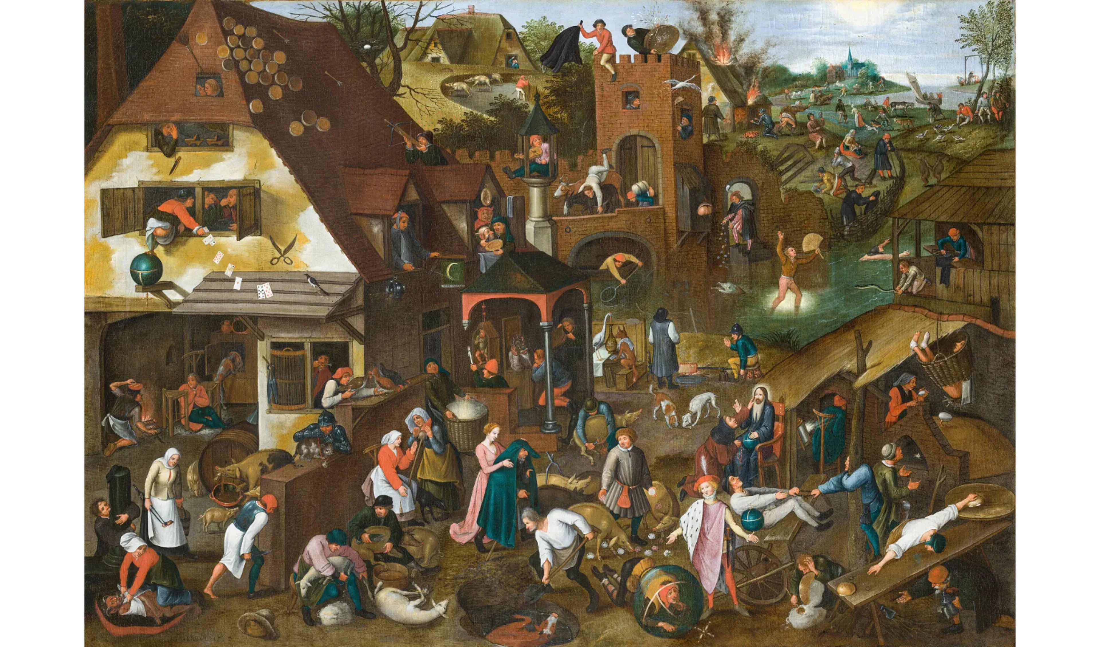 Pieter Brueghel II, Spreekwoorden