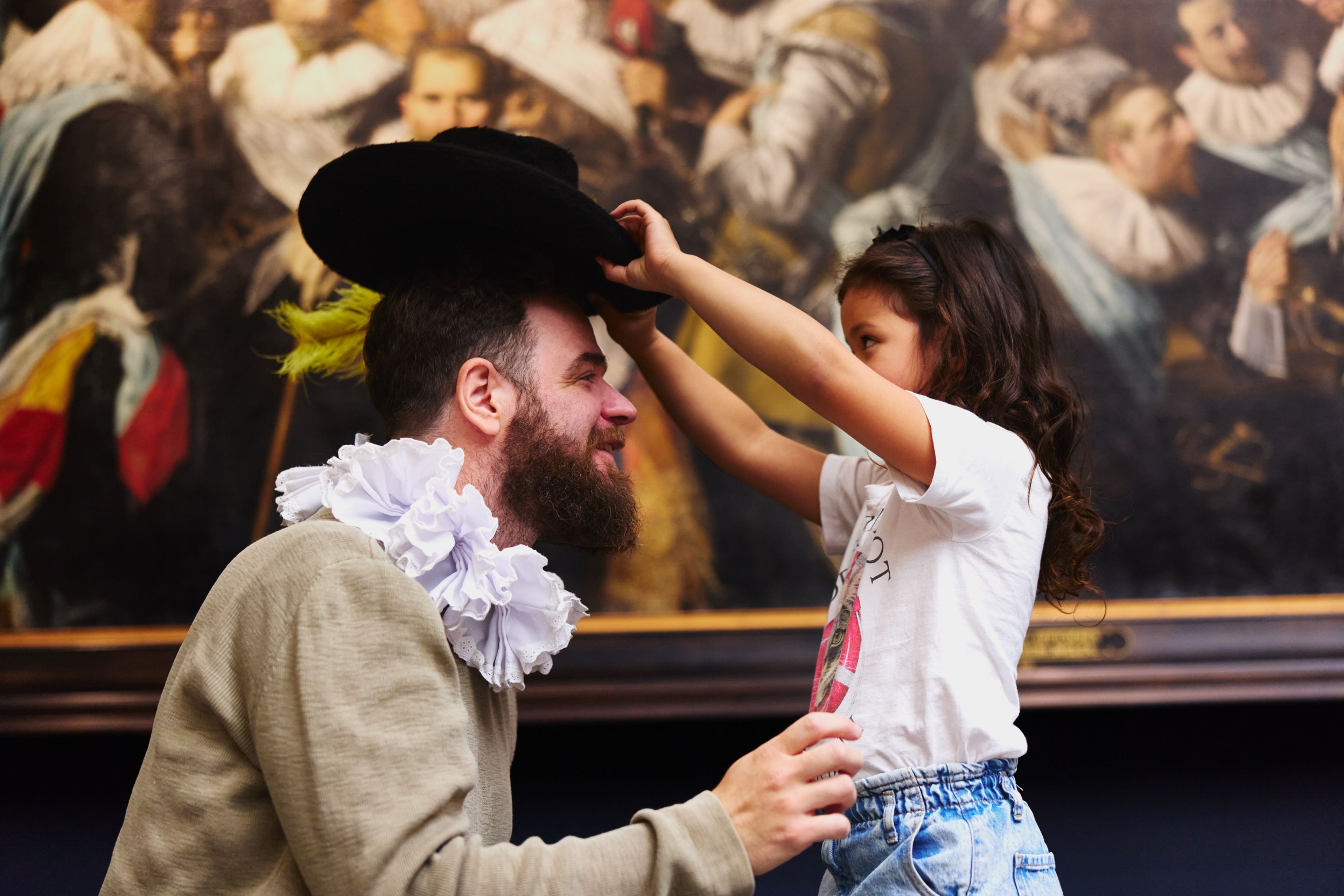 Verkleed je als schutter in de schutterszaal van Frans Hals Museum