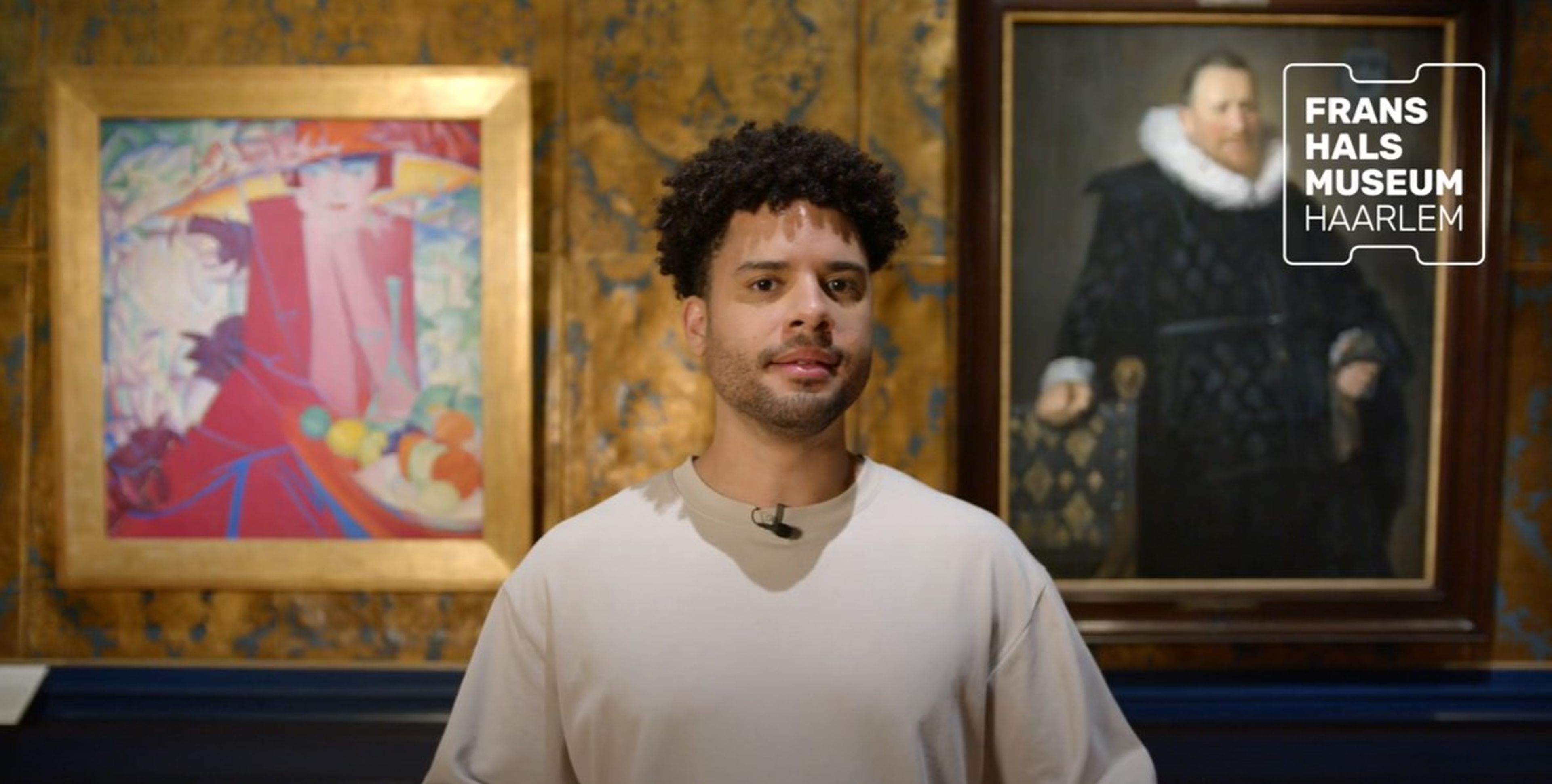 Still van korte onderwijsvideo voor primair onderwijs en voortgezet onderwijs Frans Hals Museum.