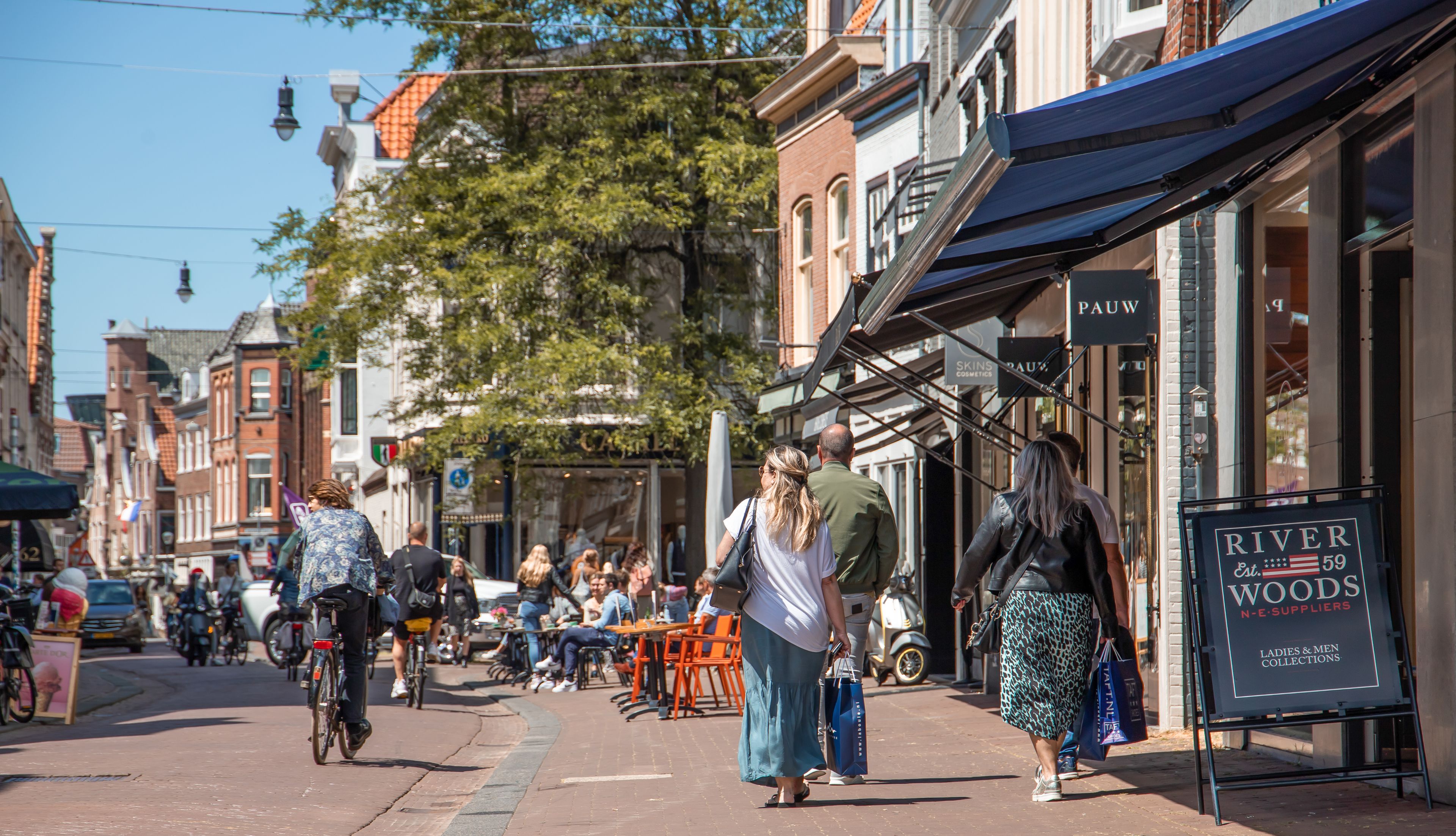 Zijlstraat in Haarlem, een van de gouden straatjes.
