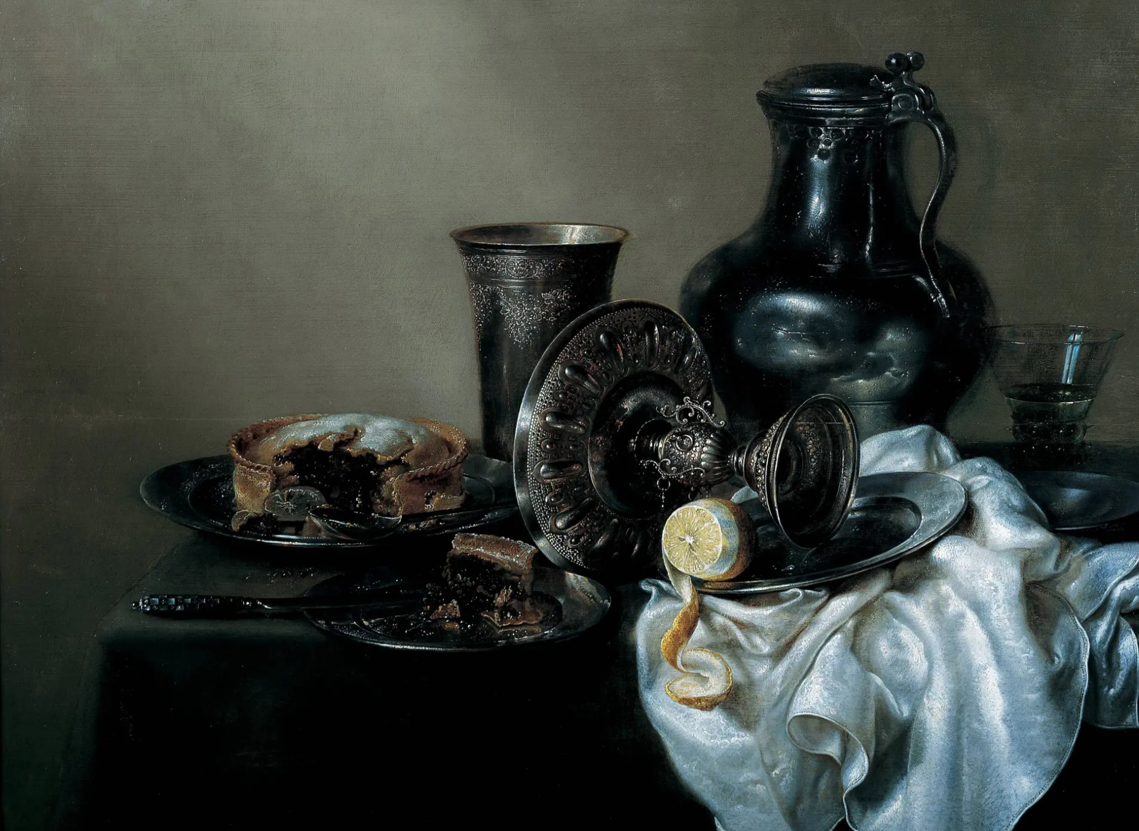 Willem Claesz Heda_Stilleven met aangebroken pastei