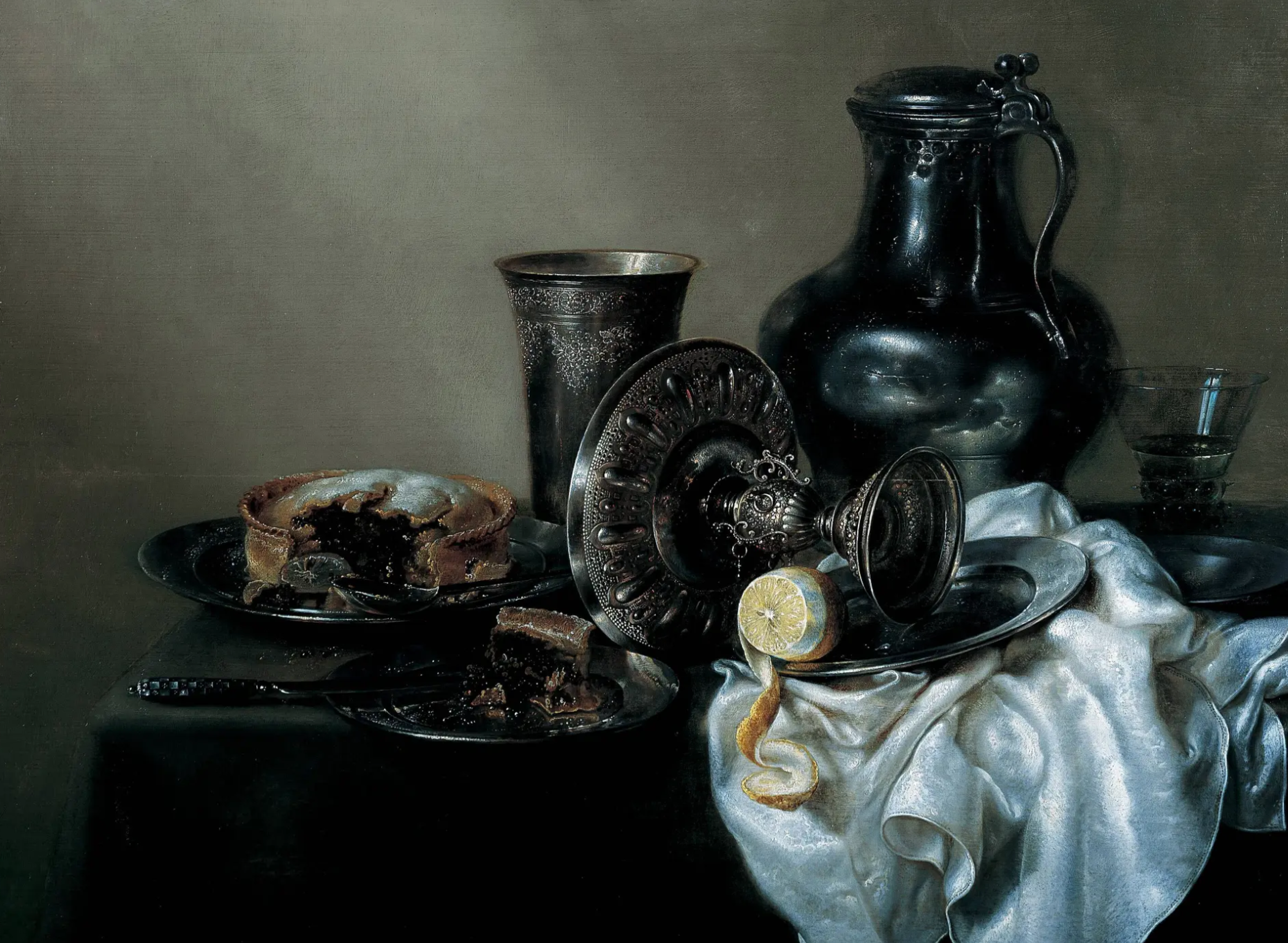 Willem Claesz Heda_Stilleven met aangebroken pastei