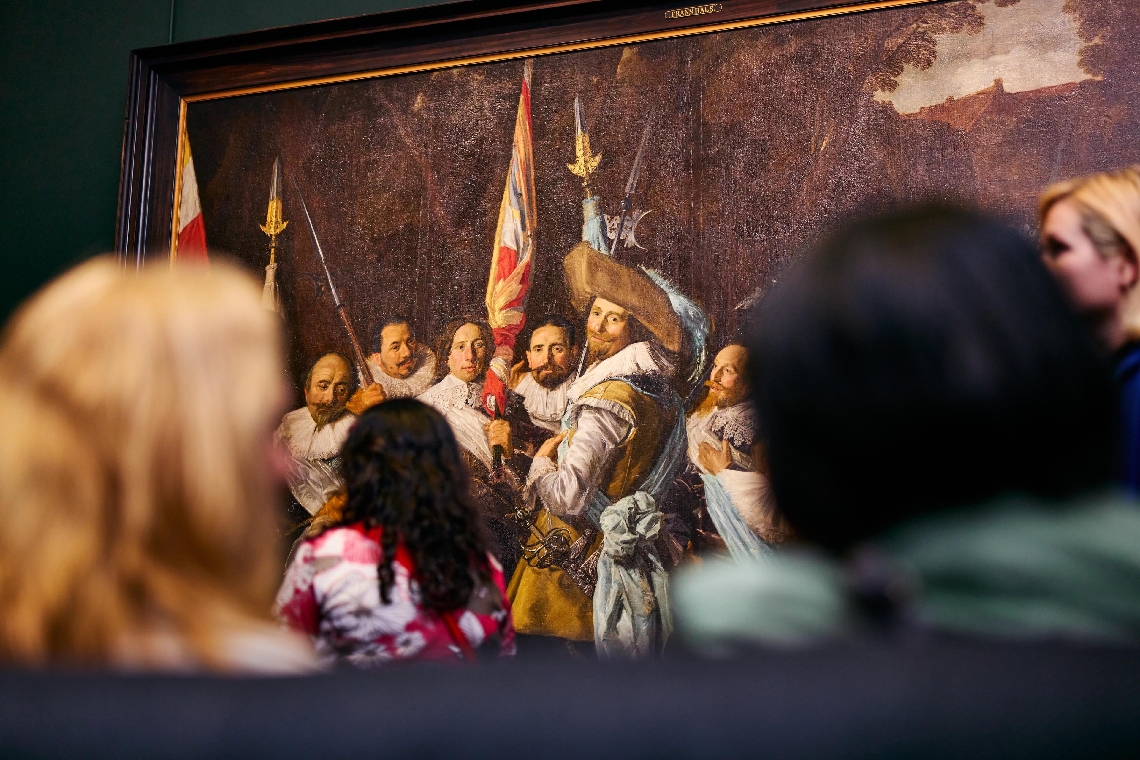 Publiek bij schuttersstuk