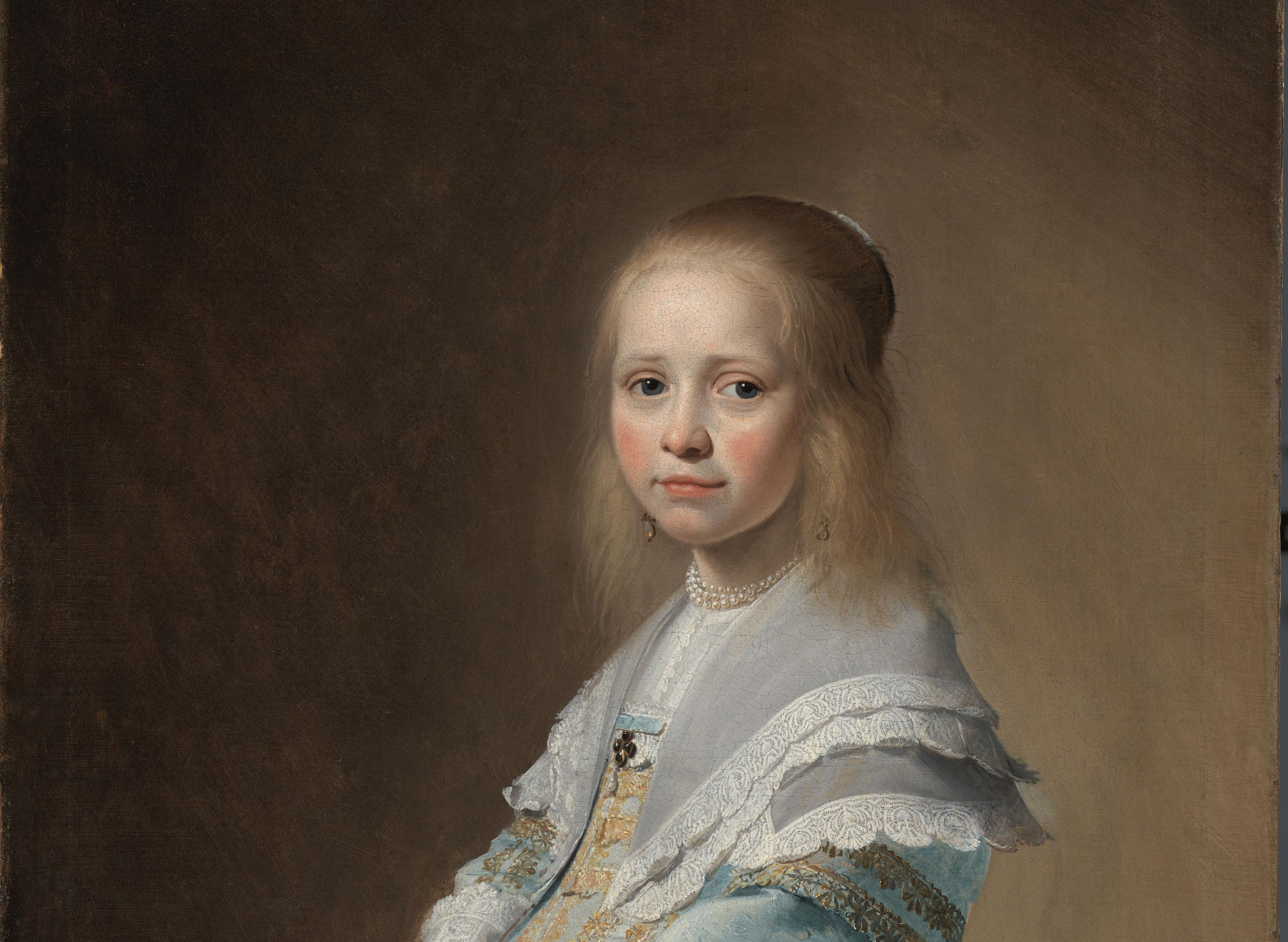 Johannes Verspronck, Portret van een meisje in het blauw, 1641, Rijksmuseum Amsterdam
