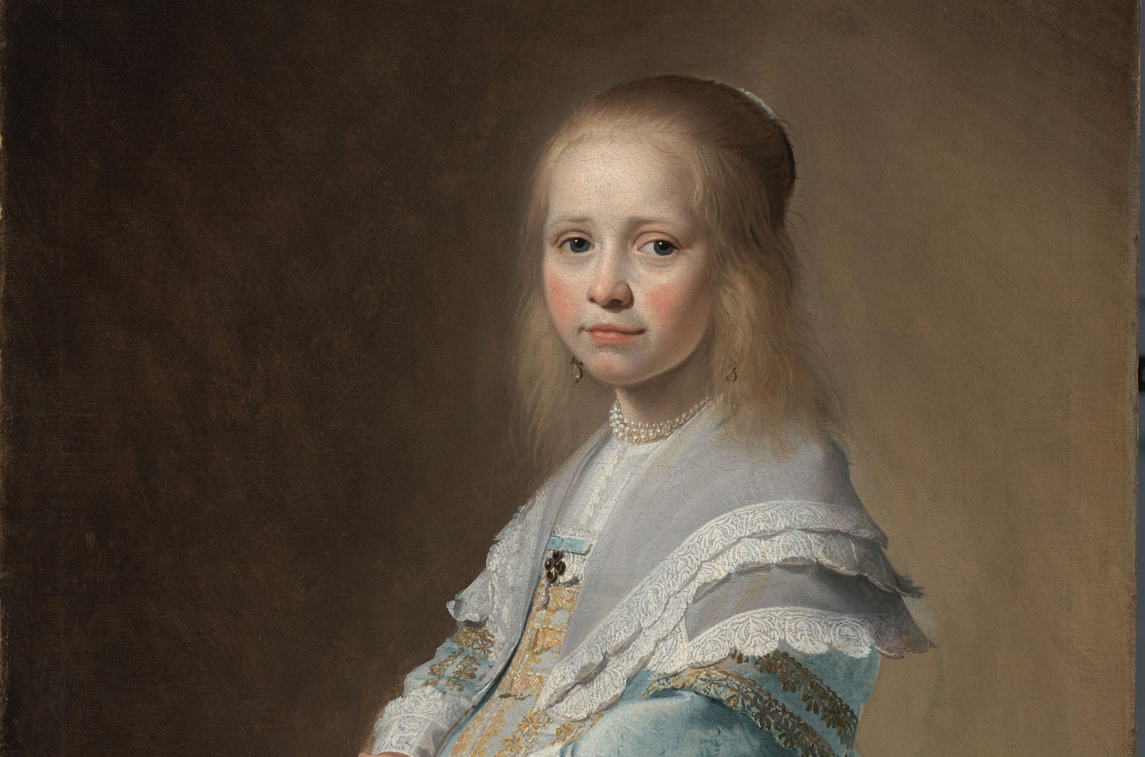 Johannes Verspronck, Portret van een meisje in het blauw, 1641, Rijksmuseum Amsterdam