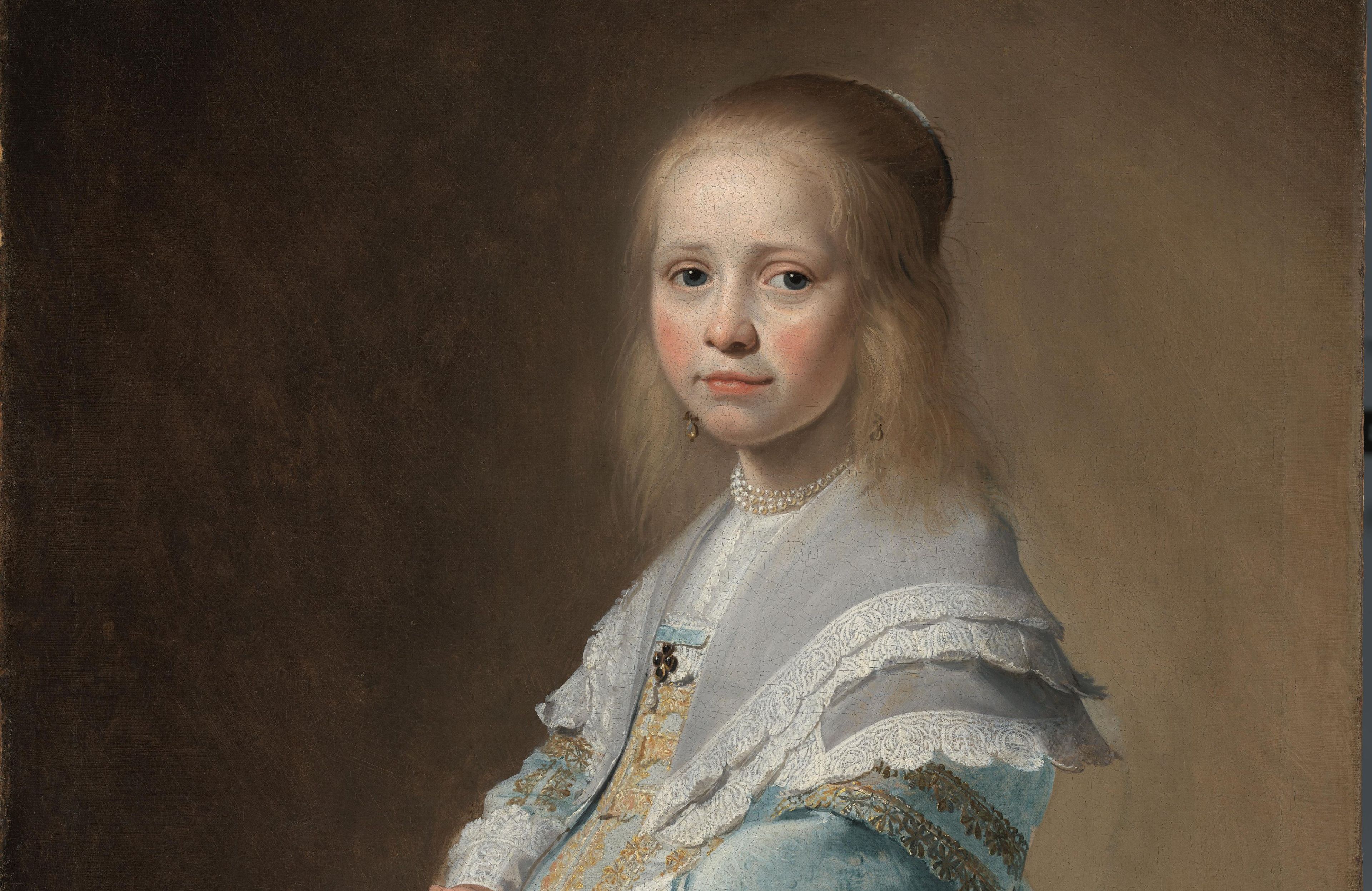 Johannes Verspronck, Portret van een meisje in het blauw, 1641, Rijksmuseum Amsterdam