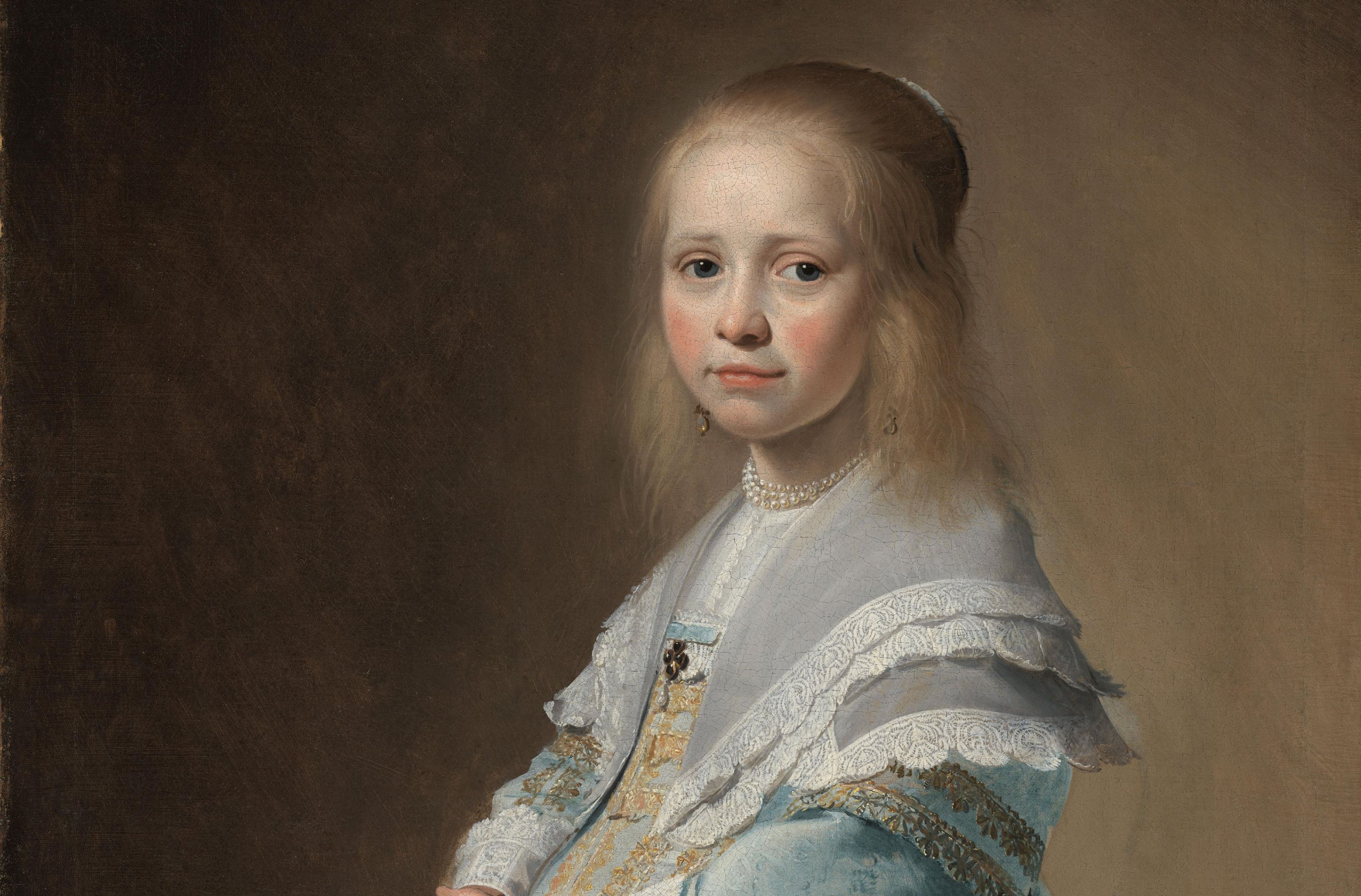 Johannes Verspronck, Portret van een meisje in het blauw, 1641, Rijksmuseum Amsterdam