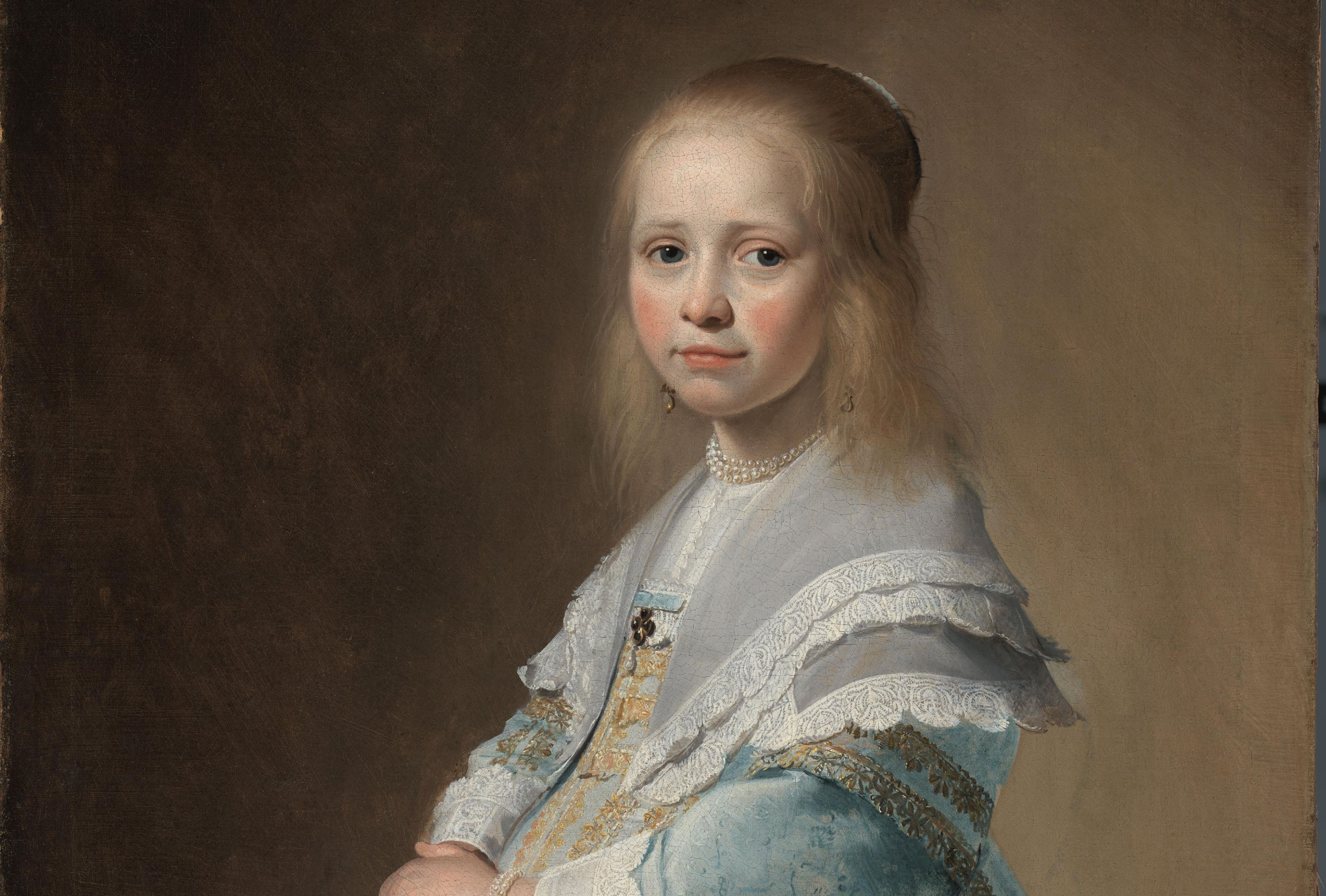 Johannes Verspronck, Portret van een meisje in het blauw, 1641, Rijksmuseum Amsterdam