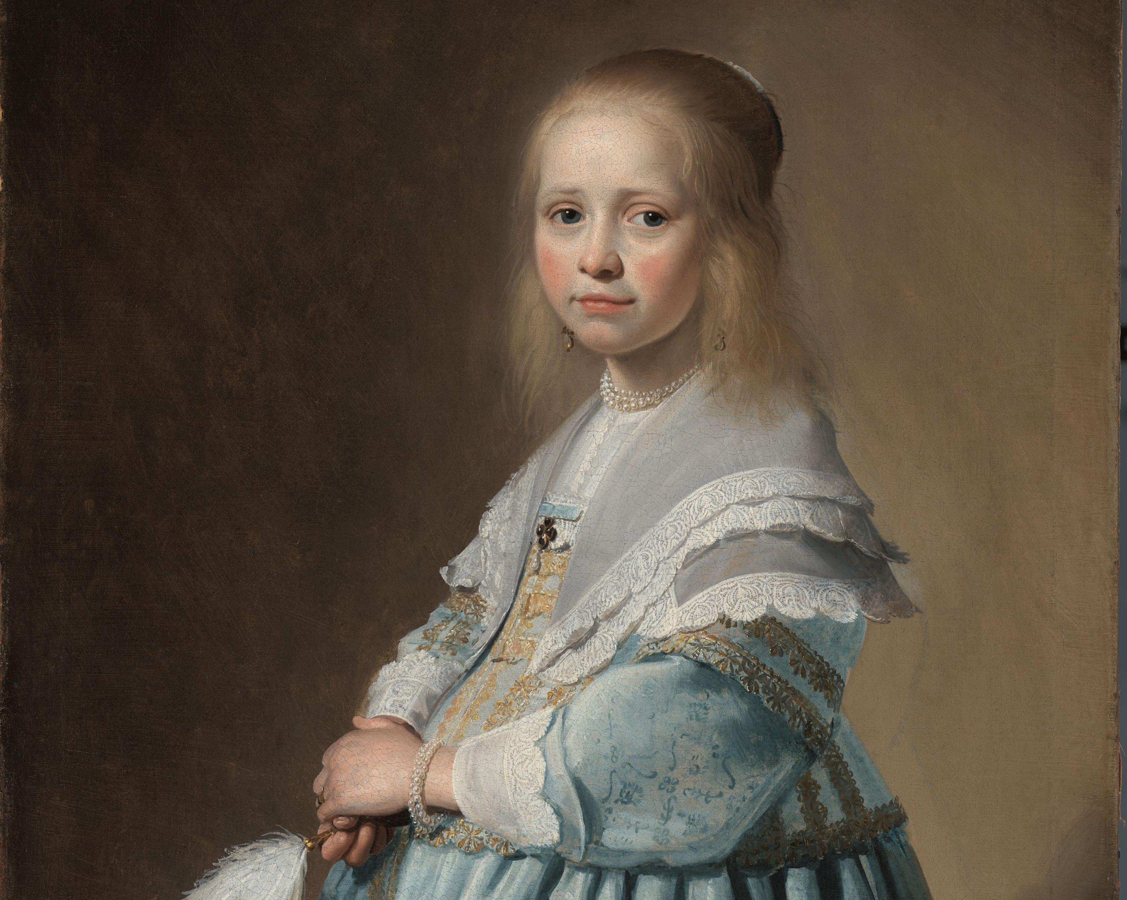 Johannes Verspronck, Portret van een meisje in het blauw, 1641, Rijksmuseum Amsterdam