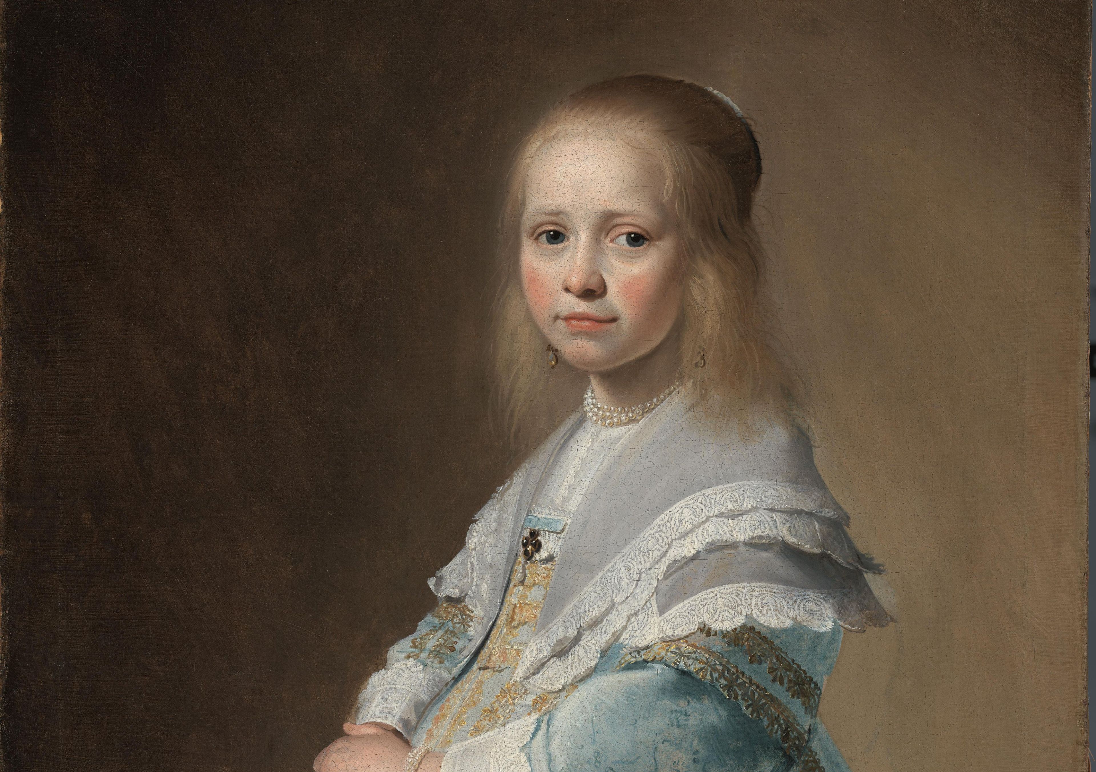 Johannes Verspronck, Portret van een meisje in het blauw, 1641, Rijksmuseum Amsterdam