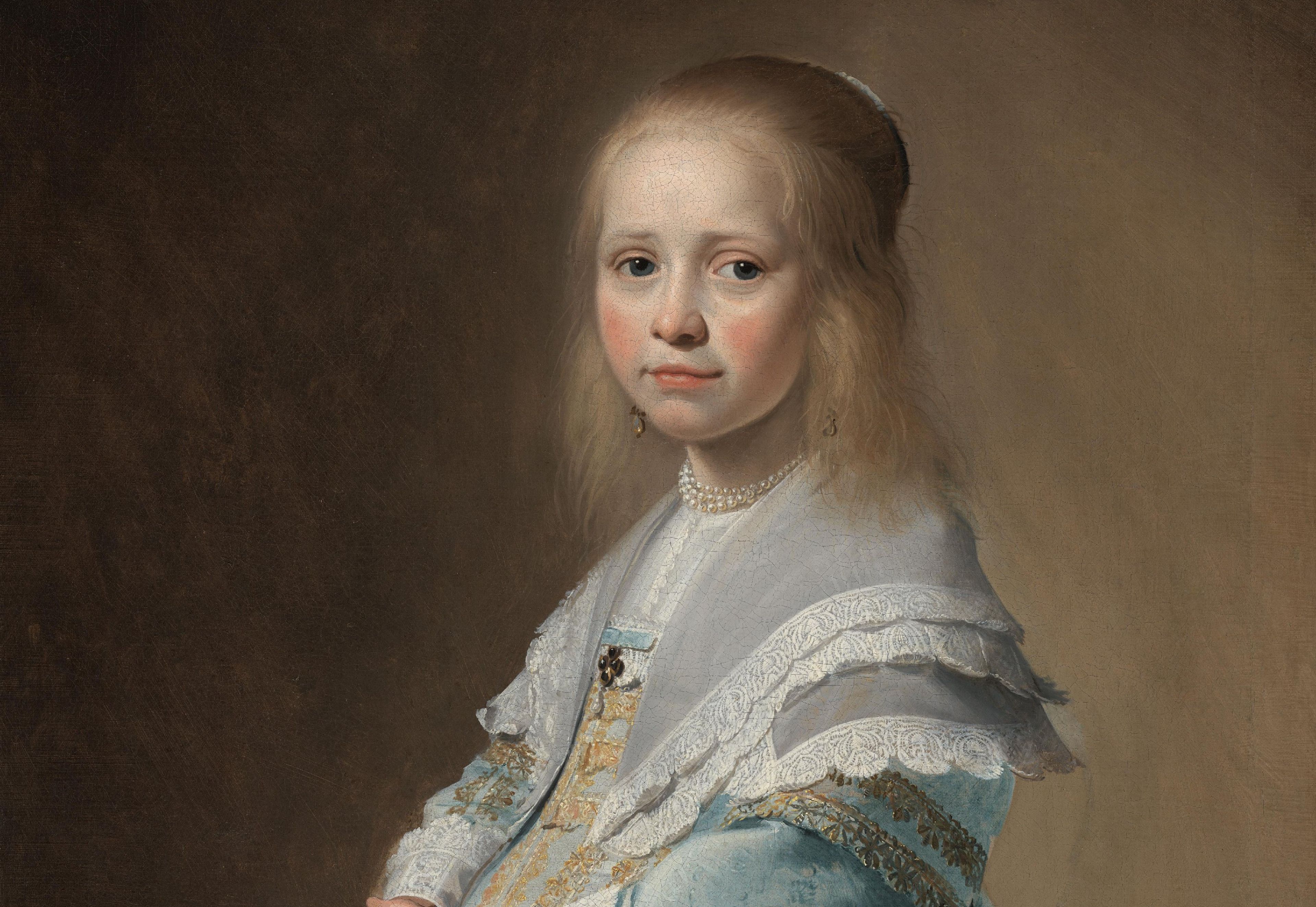 Johannes Verspronck, Portret van een meisje in het blauw, 1641, Rijksmuseum Amsterdam