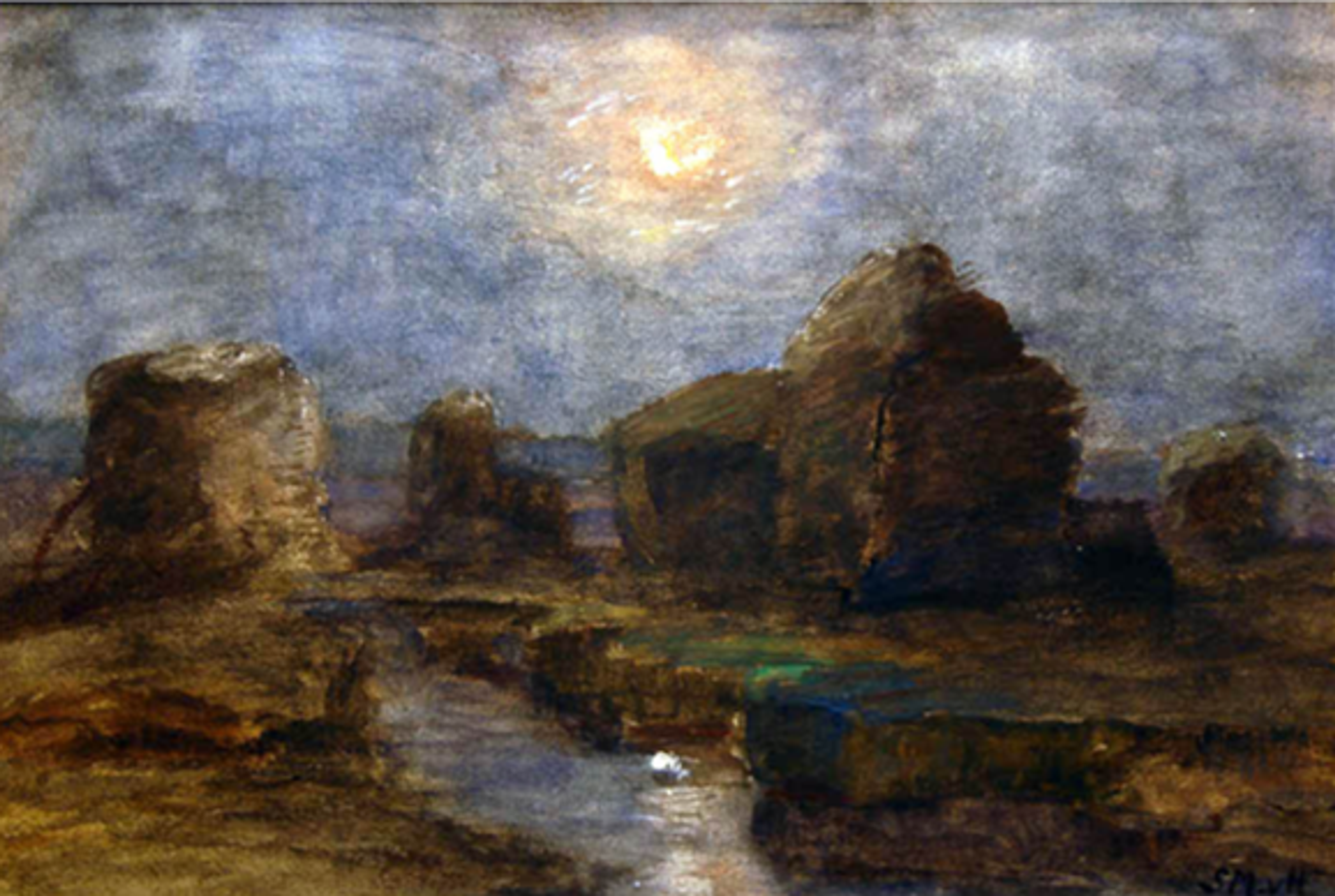 Sientje Mesdag-van Houten, Nacht op de Veluwe, ca. 1875-1909, Frans Hals Museum, Haarlem