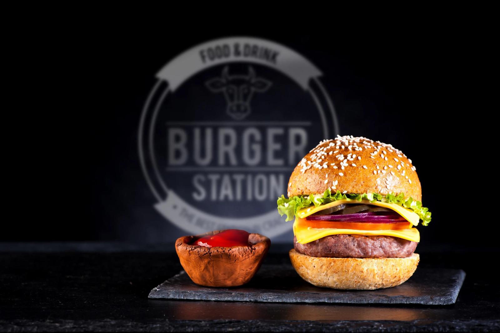 Burger, widok 2