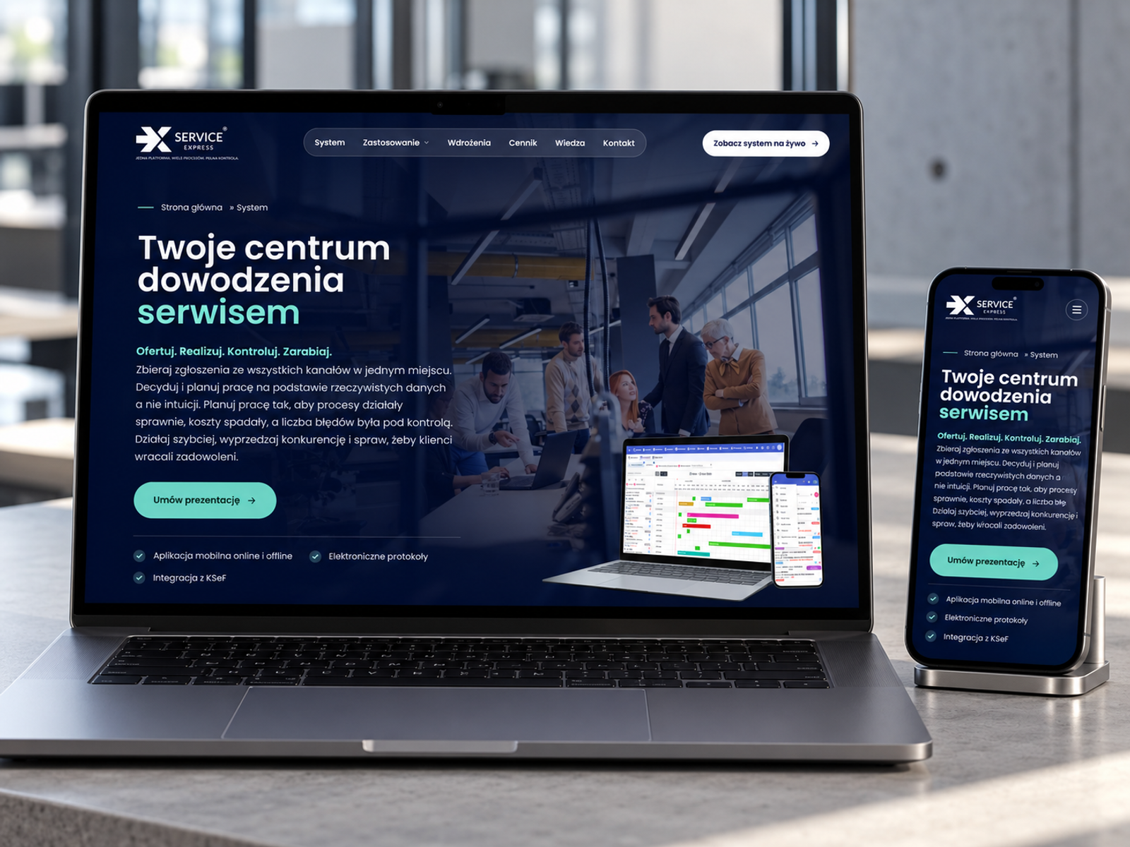 Service Express, widok 2