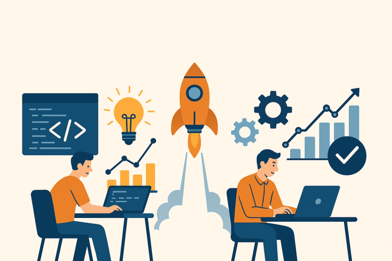 Software Engineering in a Startup: Before and After Product-Market Fit