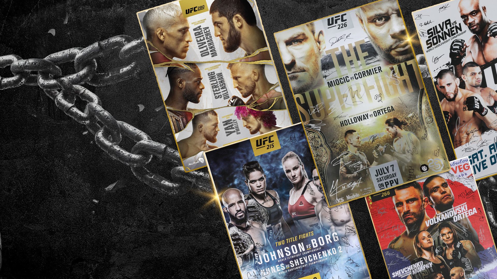 UFC opens vault of Autographed Event Posters spanning 25 Years for auction 