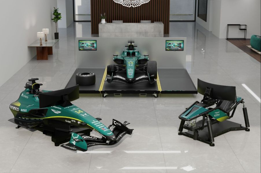 Aston Martin Aramco Formula One™ Team extends relationship with Simulator & Show Car experts, Memento Exclusives 