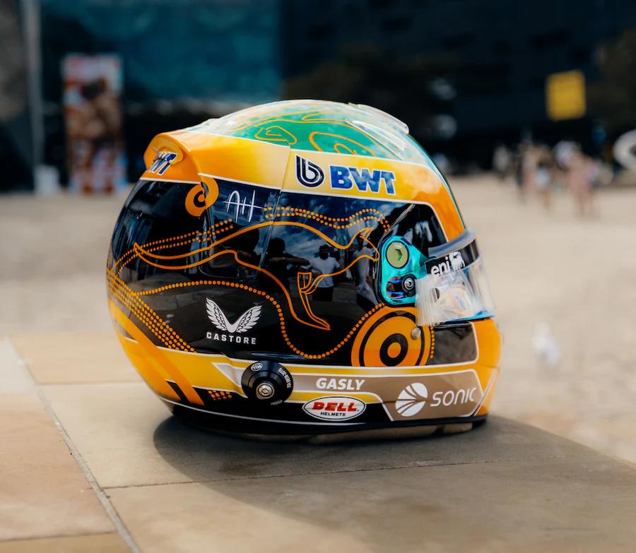Pierre Gasly's 2025 Australian Grand Prix Race Used Helmet Auctioned For Charity