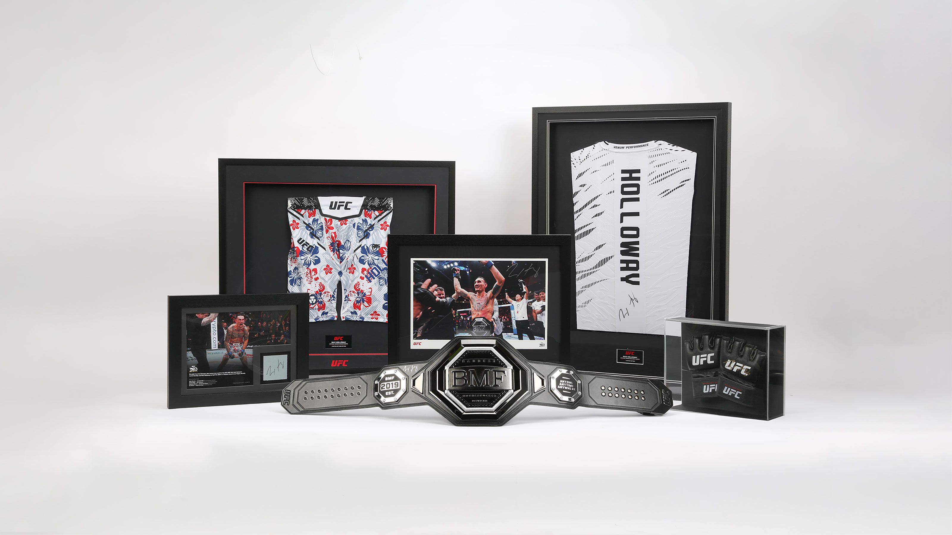 UFC Collectibles Unveils Huge Max Holloway Signed Memorabilia Collection