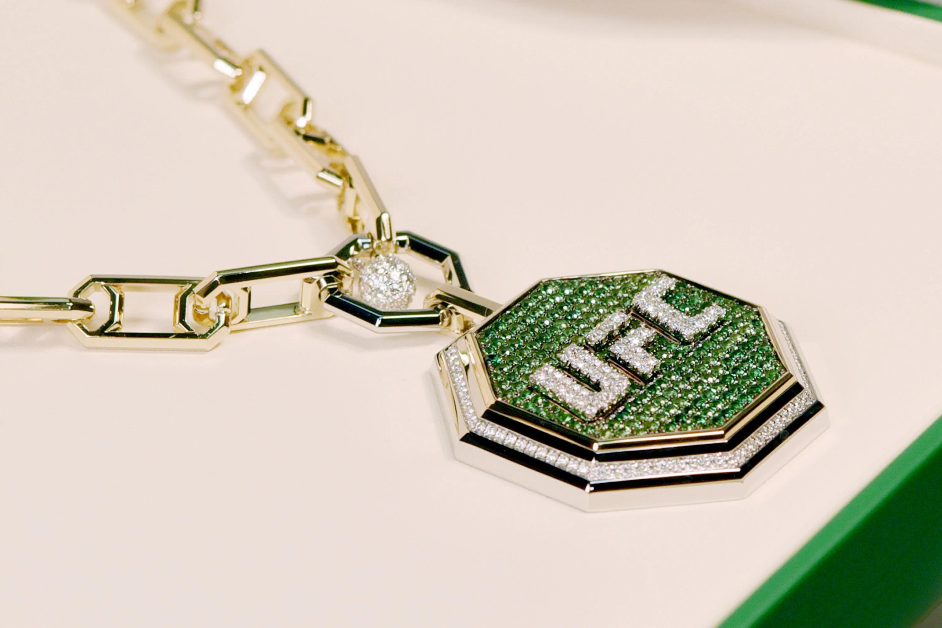 Undisputed Luxury - See The UFC Pendant Featuring Over 380 Rare Gemstones