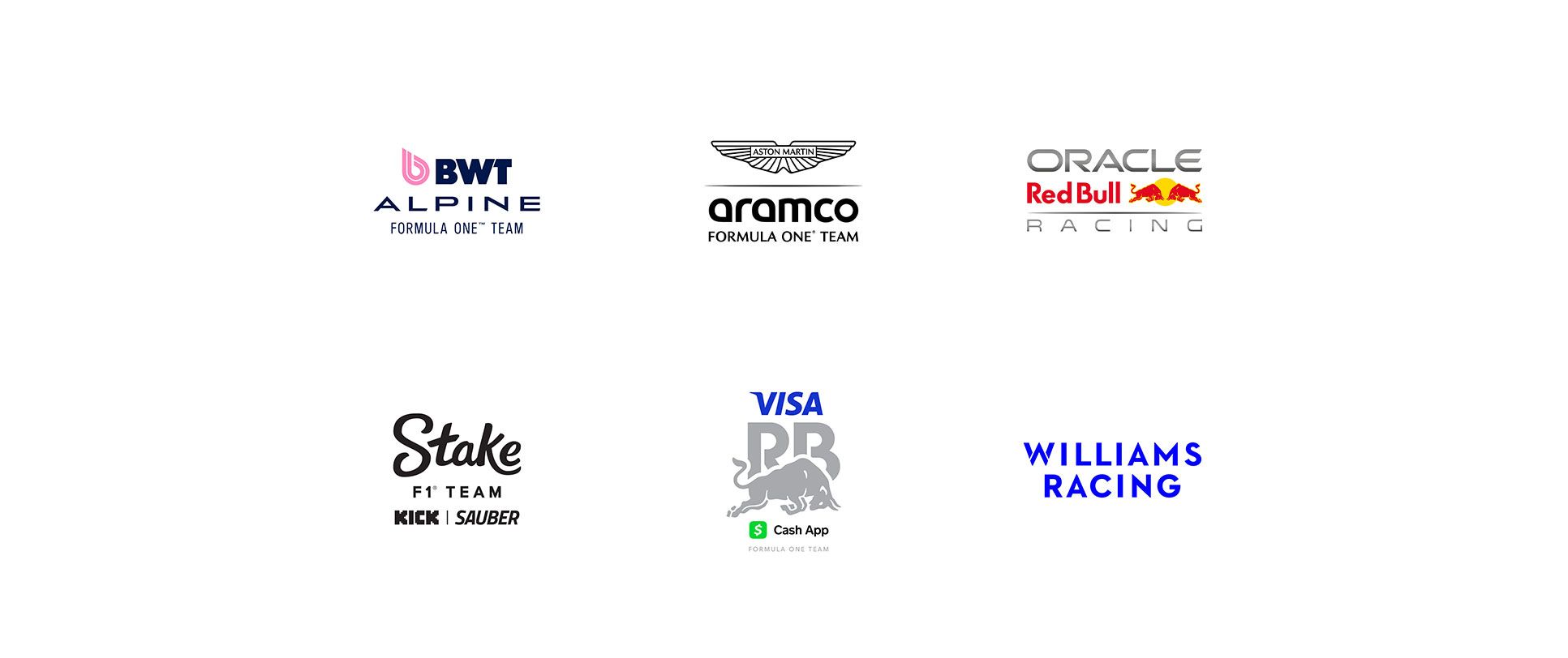 Official F1® Team Show Car Licenses
