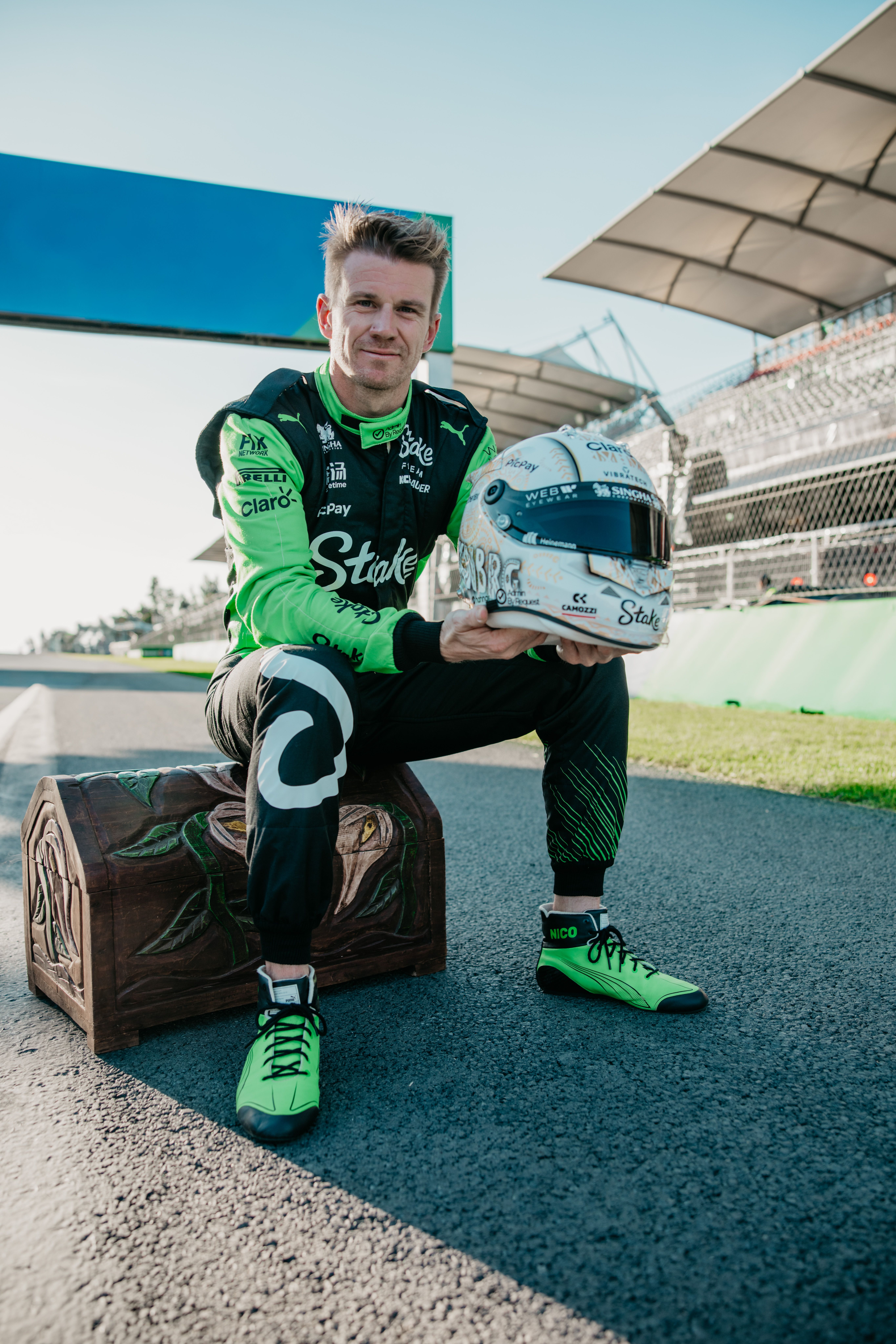 NICO HULKENBERG TO AUCTION RACE USED 2025 MEXICO CITY GP HELMET FOR CHARITY