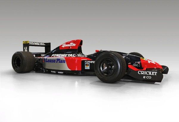 HISTORIC RUNNING FONDMETAL CAR FROM 1992 AUCTIONED ON F1® AUTHENTICS