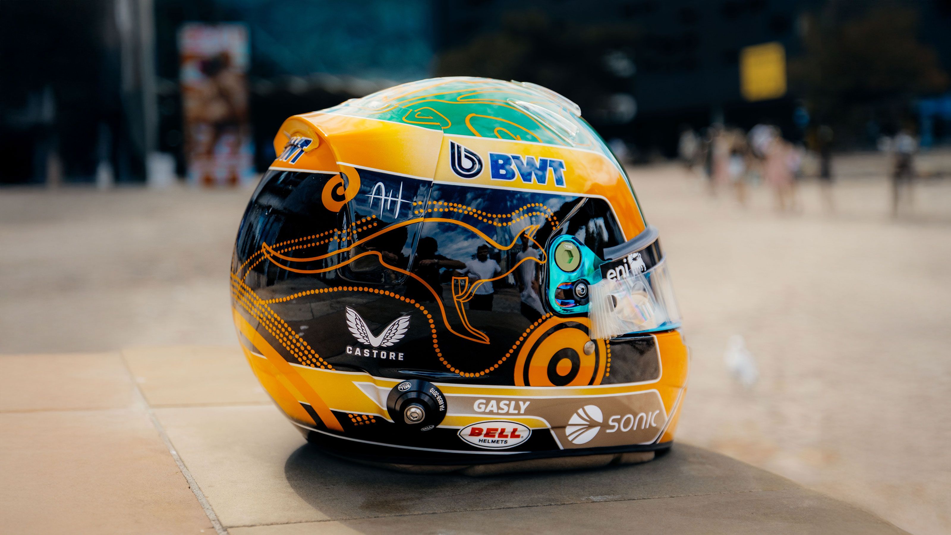 Pierre Gasly's 2025 Australian Grand Prix Race Used Helmet Auctioned For Charity