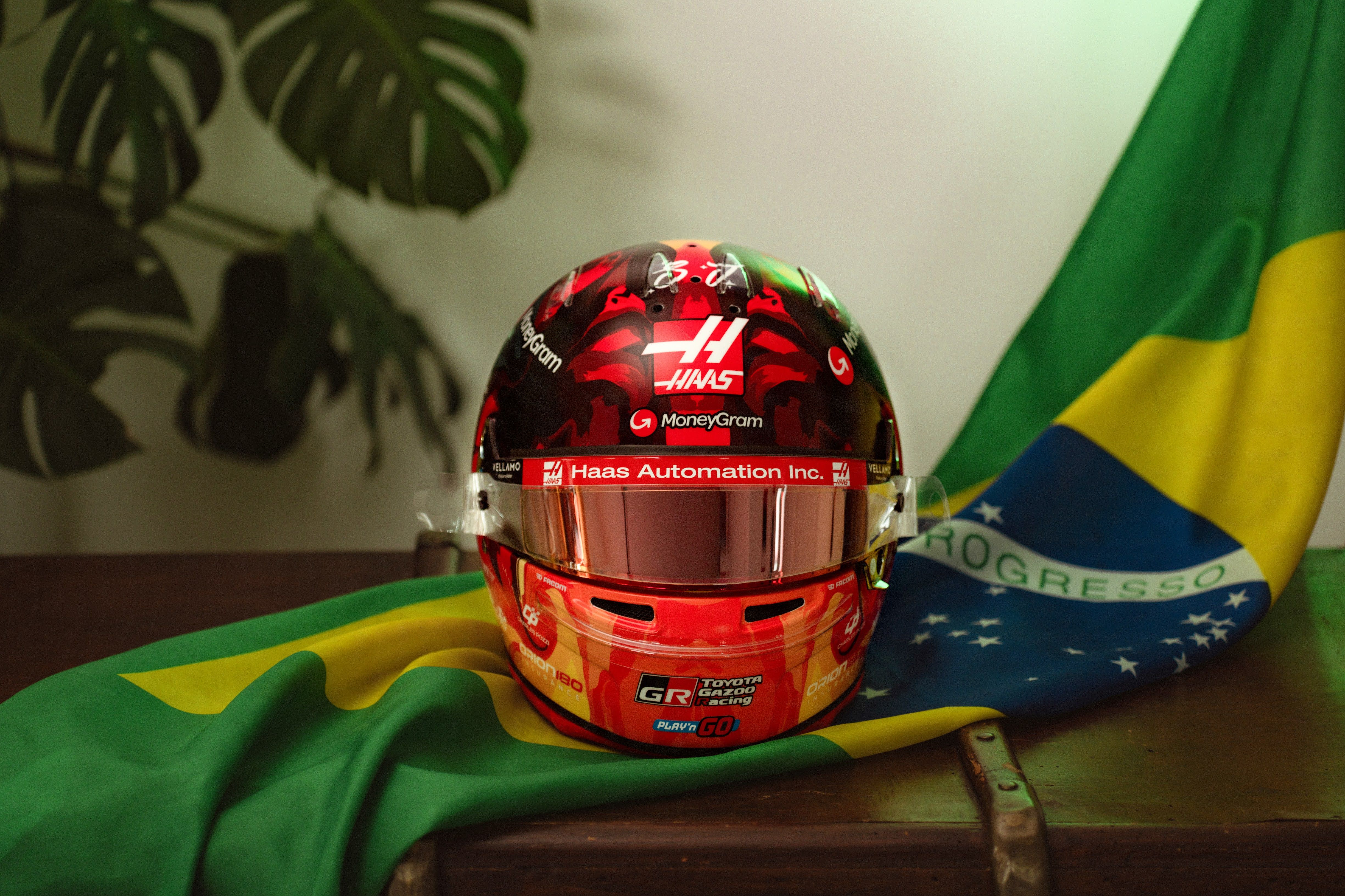 ESTEBAN OCON AUCTIONS FAN-DESIGNED SÃO PAULO GP HELMET FOR LAUREUS SPORT FOR GOOD 