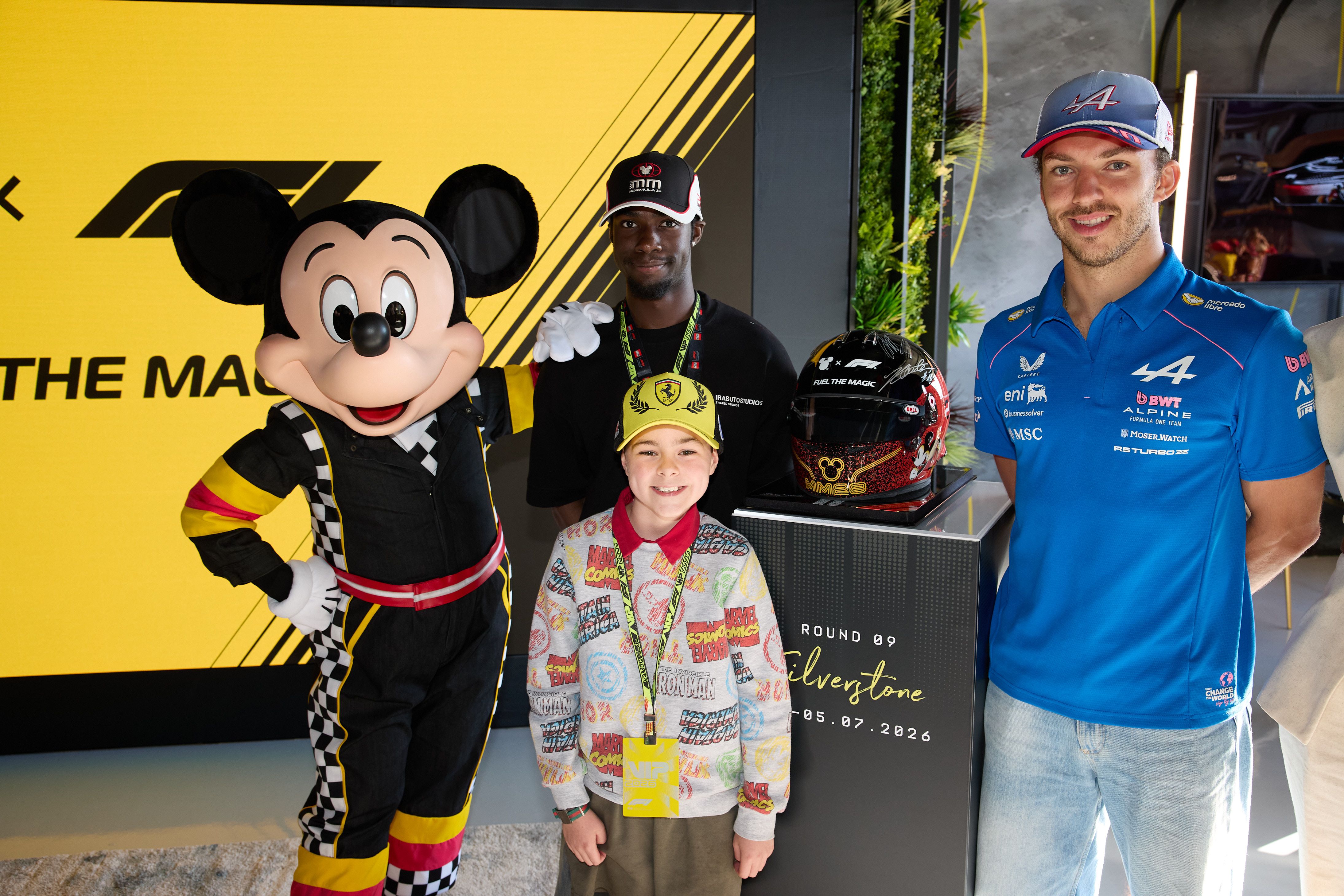 RECORD-BREAKING DISNEY x FORMULA 1® HELMET RAISES OVER £150,000 FOR MAKE-A-WISH® INTERNATIONAL FROM F1® AUTHENTICS AUCTION