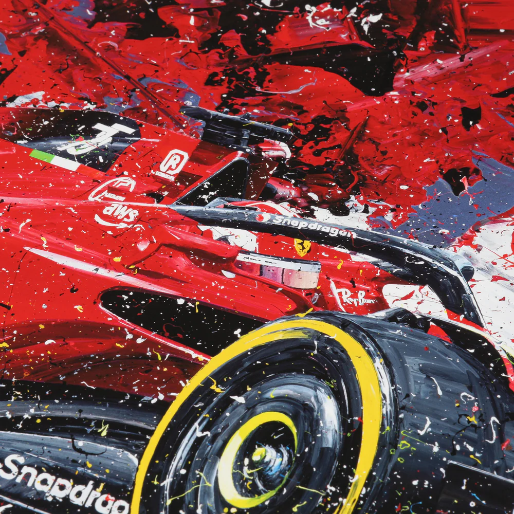 Charles Leclerc Painted F1 Car