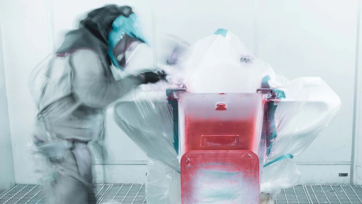 Spray booth