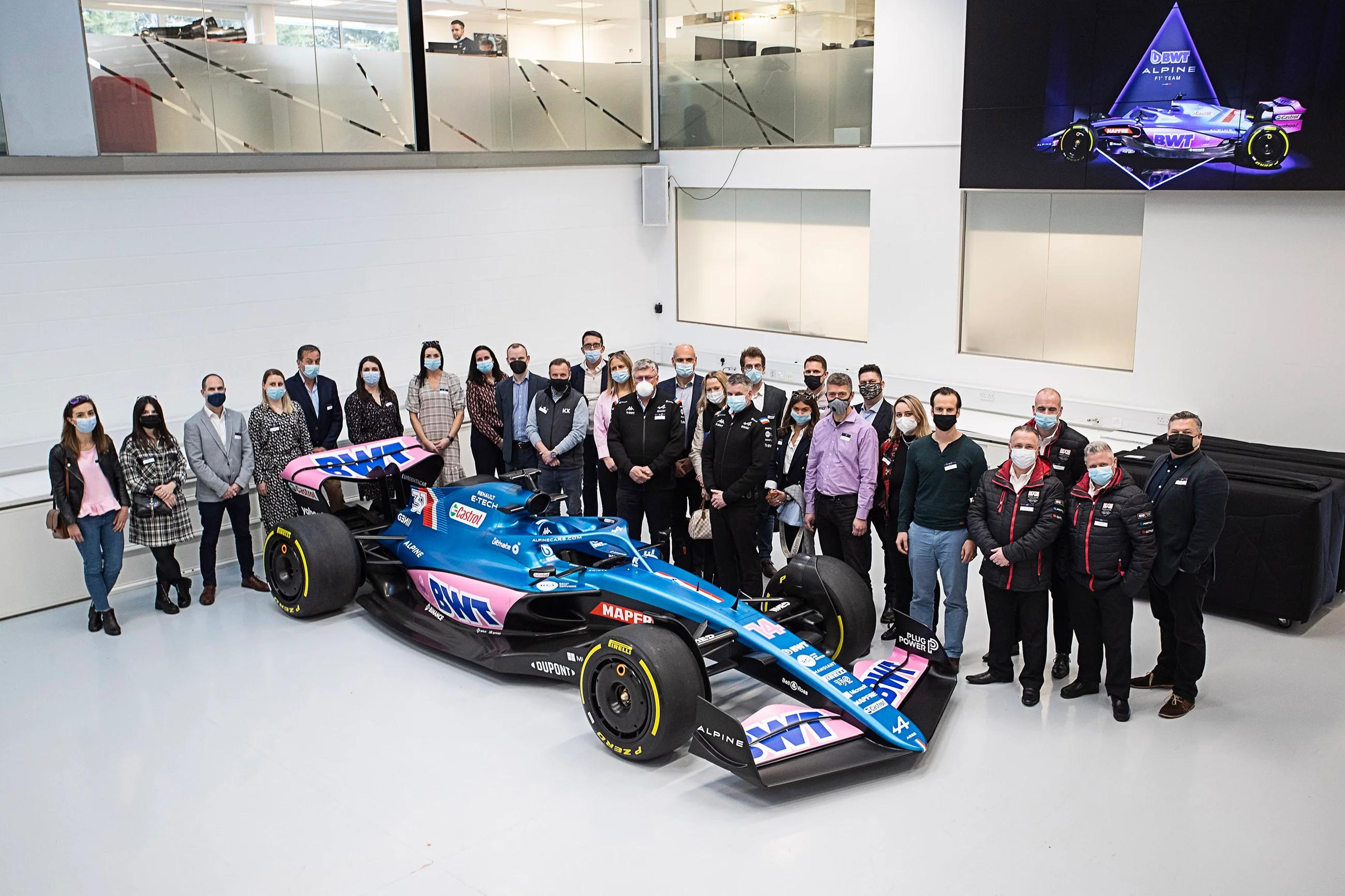 BWT Alpine F1 Team Welcome The Memento Group At 2022 Partner Day