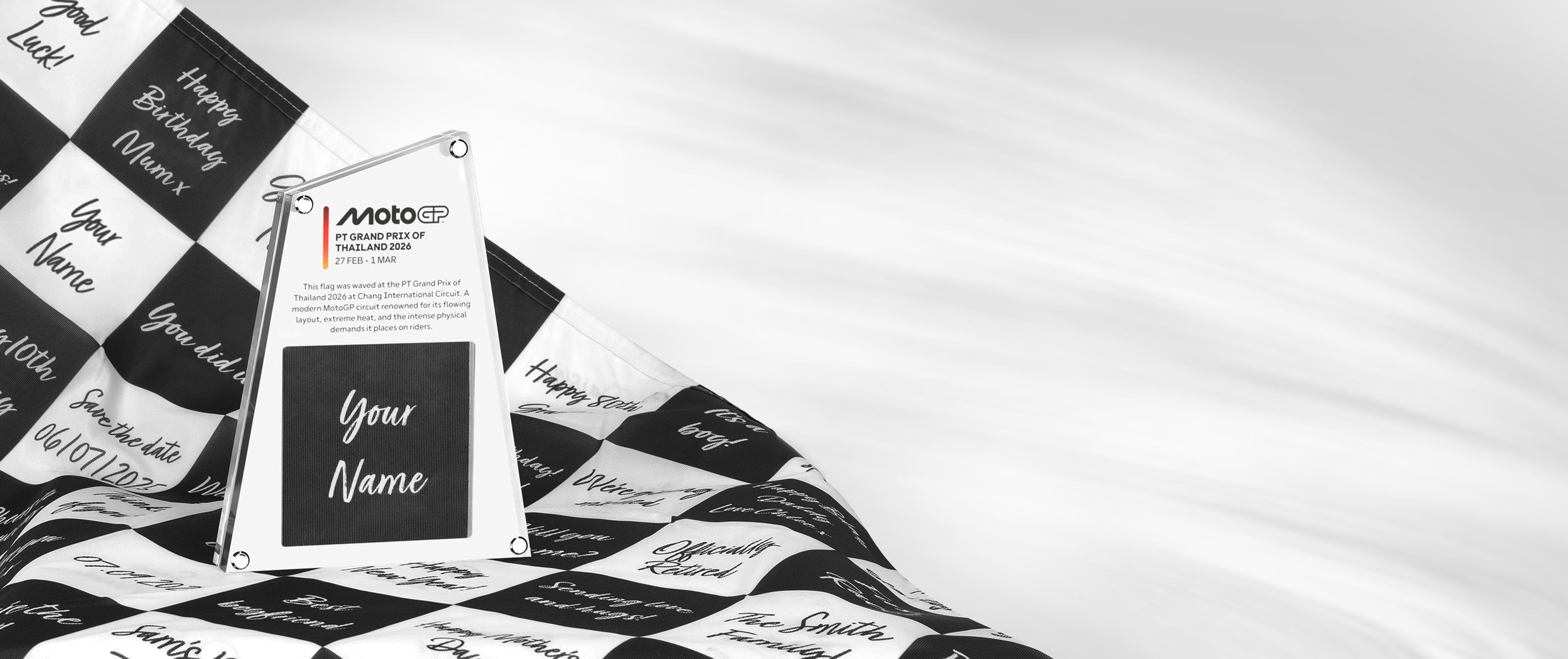 YOUR NAME ON THE FLAG