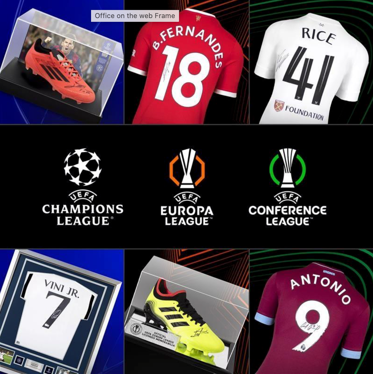 USED MATCH BALLS FROM 2024/25 UEFA CHAMPIONS LEAGUE SEMI-FINALS & 2025 FINAL TO BE AUCTIONED TO FANS