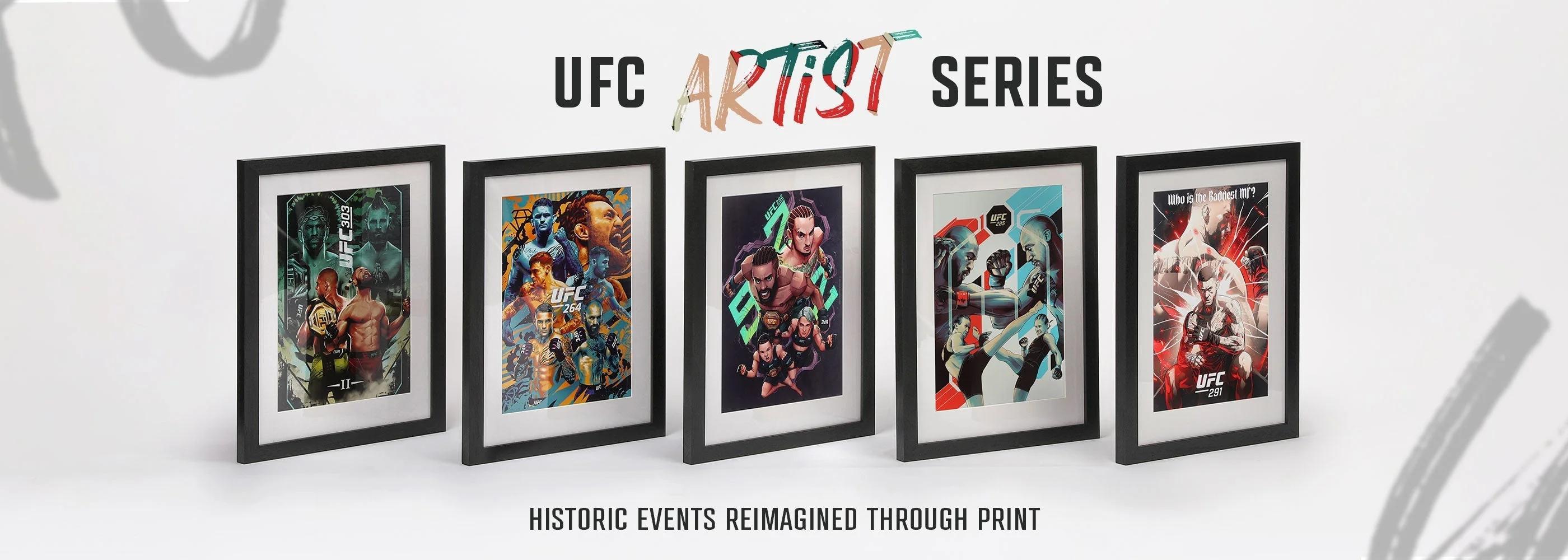 Own the Art of the Octagon: New Artist Series Prints