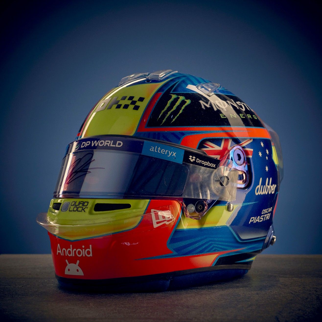 OSCAR PIASTRI’S RACE USED F1® HELMET RAISES OVER A$100,000 FOR CHARITY 
