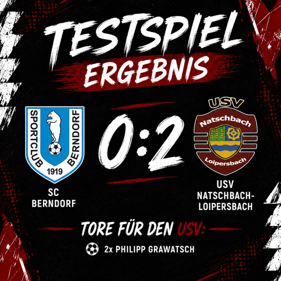 Überraschender Auswärtssieg in Berndorf!