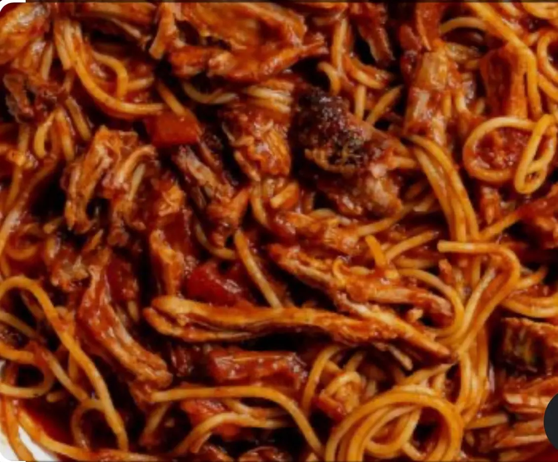 Half Pint BBQ Spaghetti