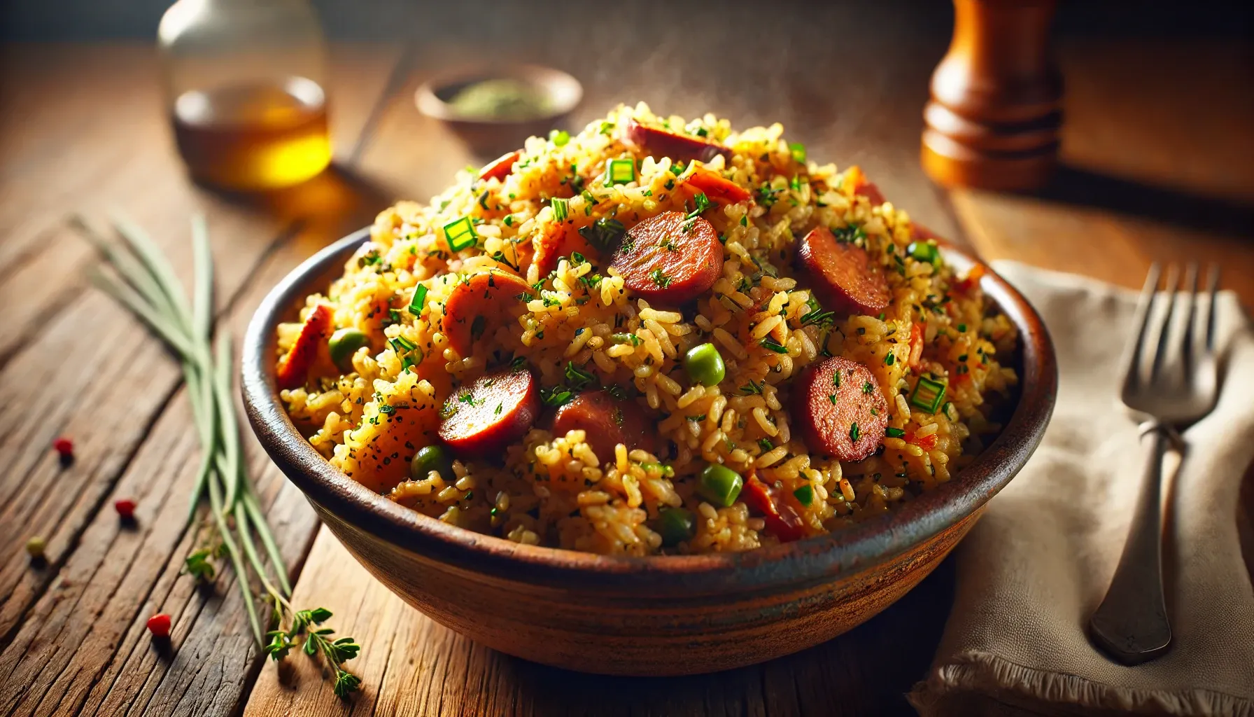 Fried Rice (meat) (original or Cajun)