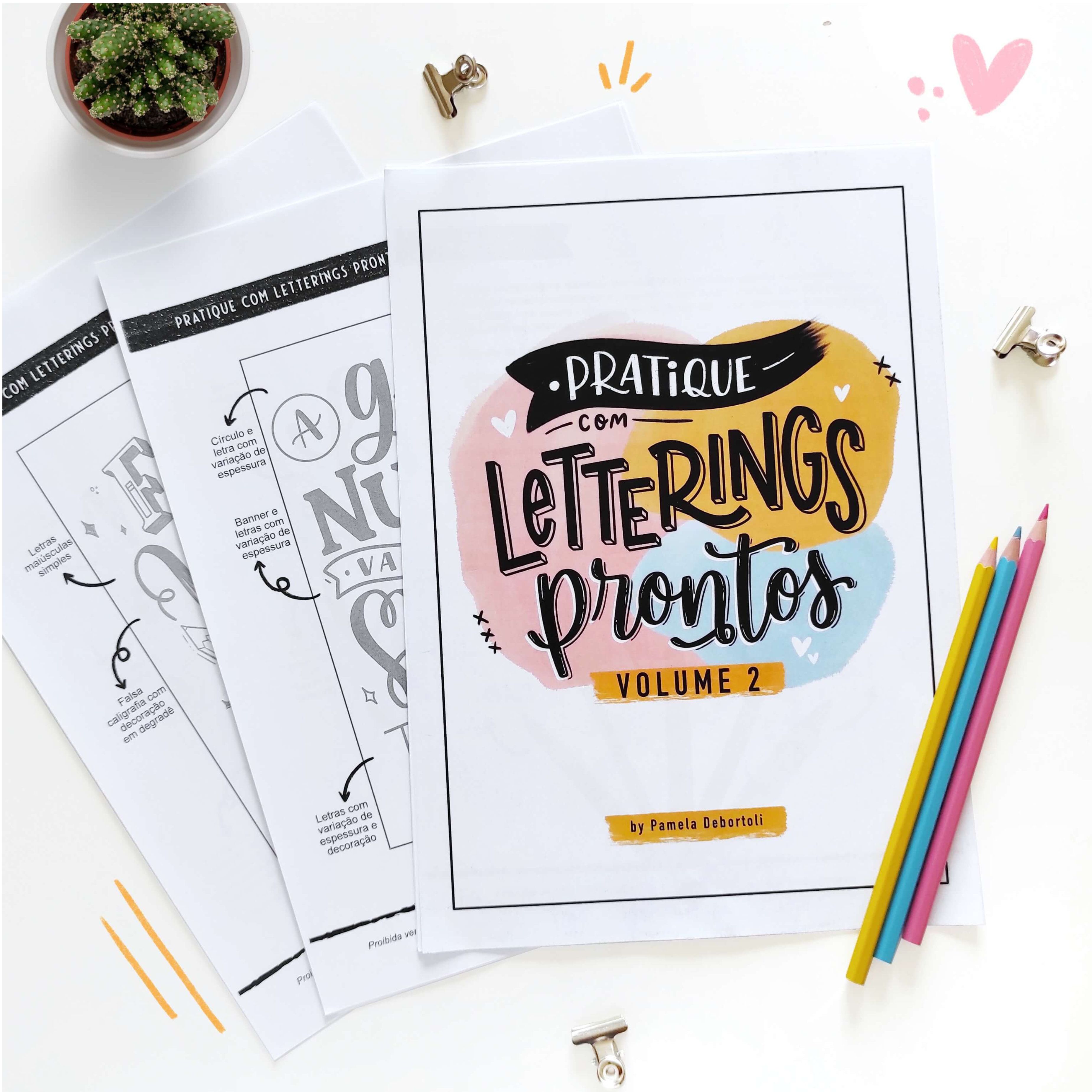 Pratique com Letterings Prontos - Vol. 2