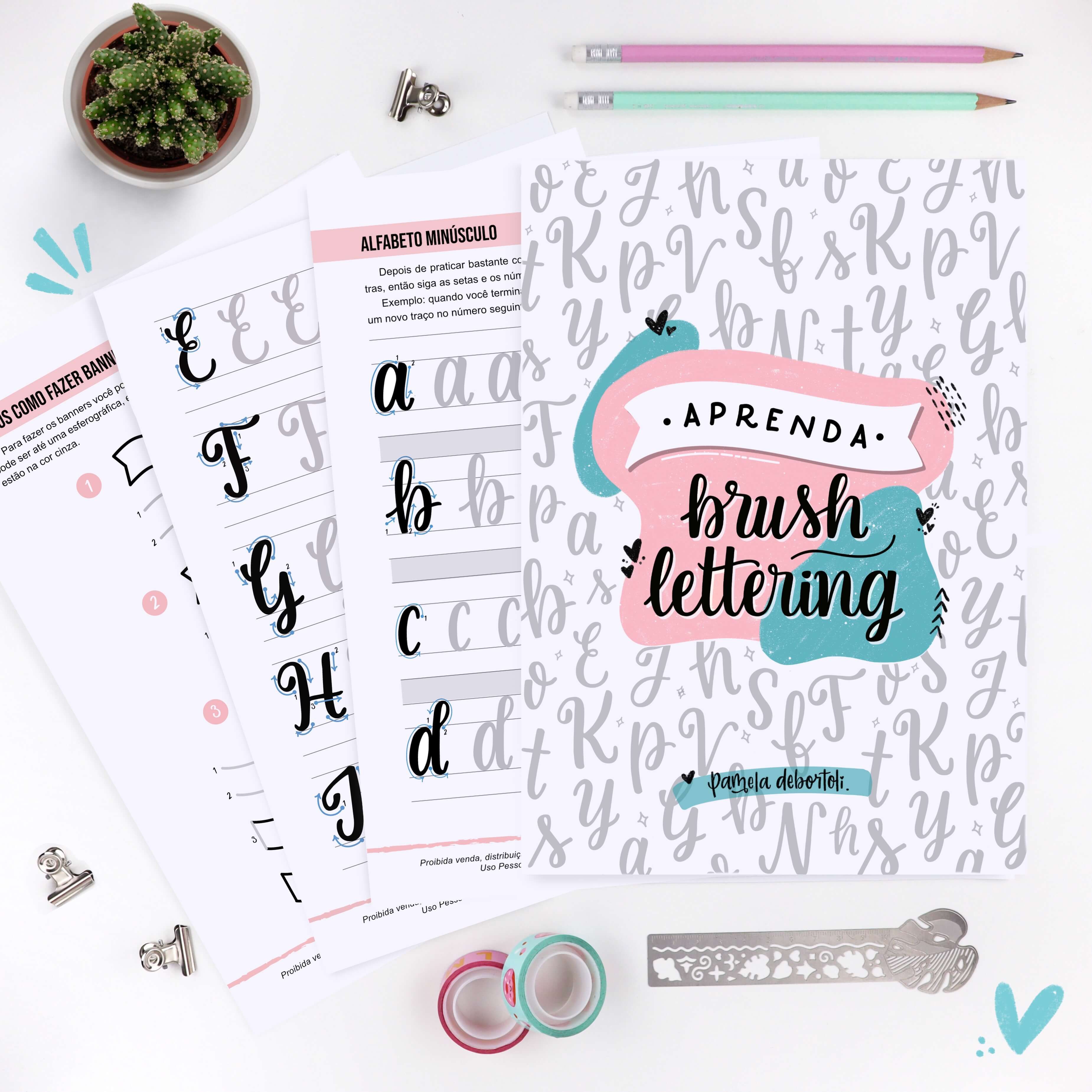Aprenda Brush Lettering