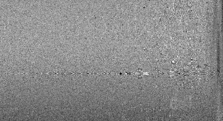 Grey field of dense black-and-white visual noise.