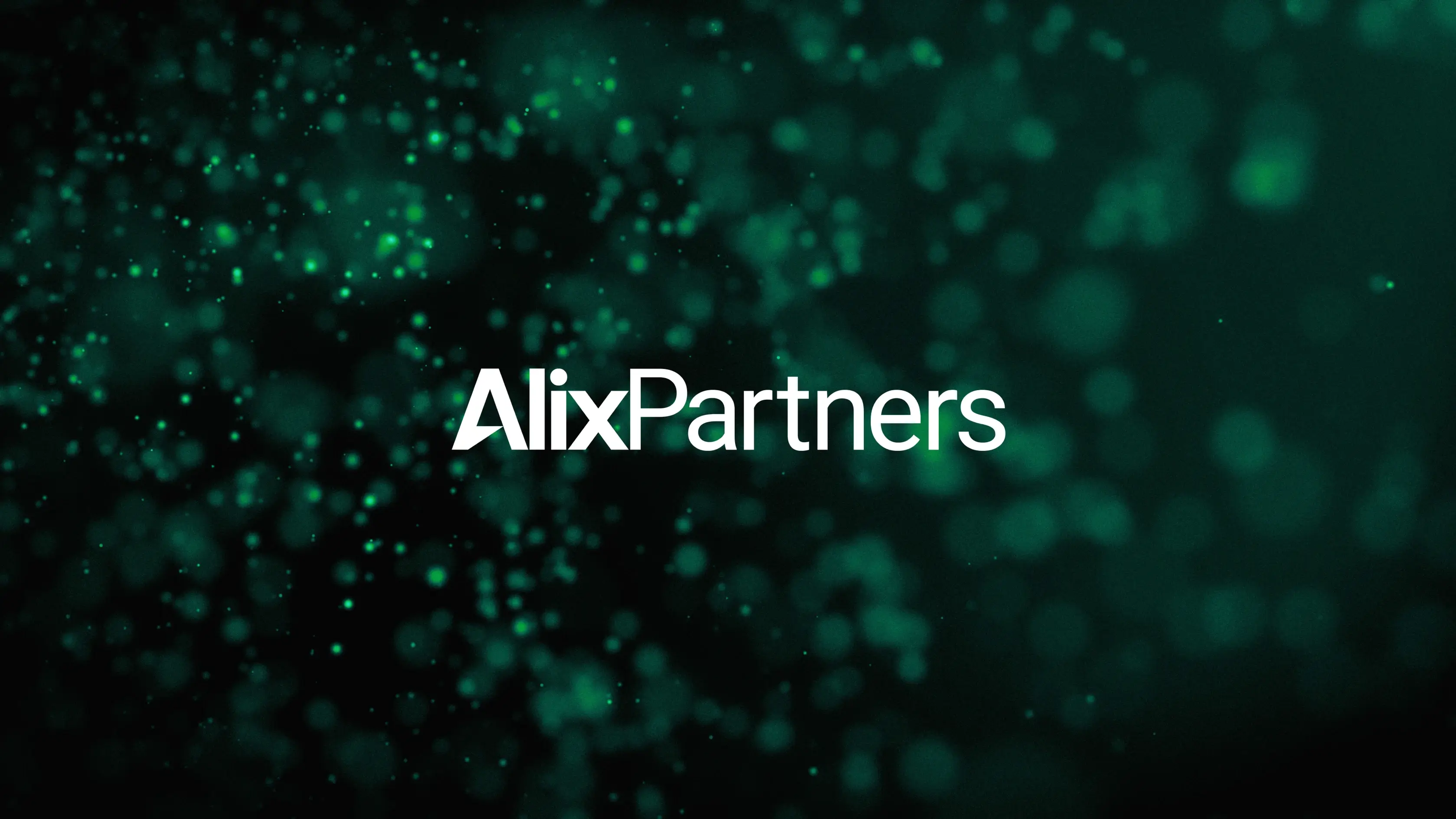 AlixPartners particles. withlogo