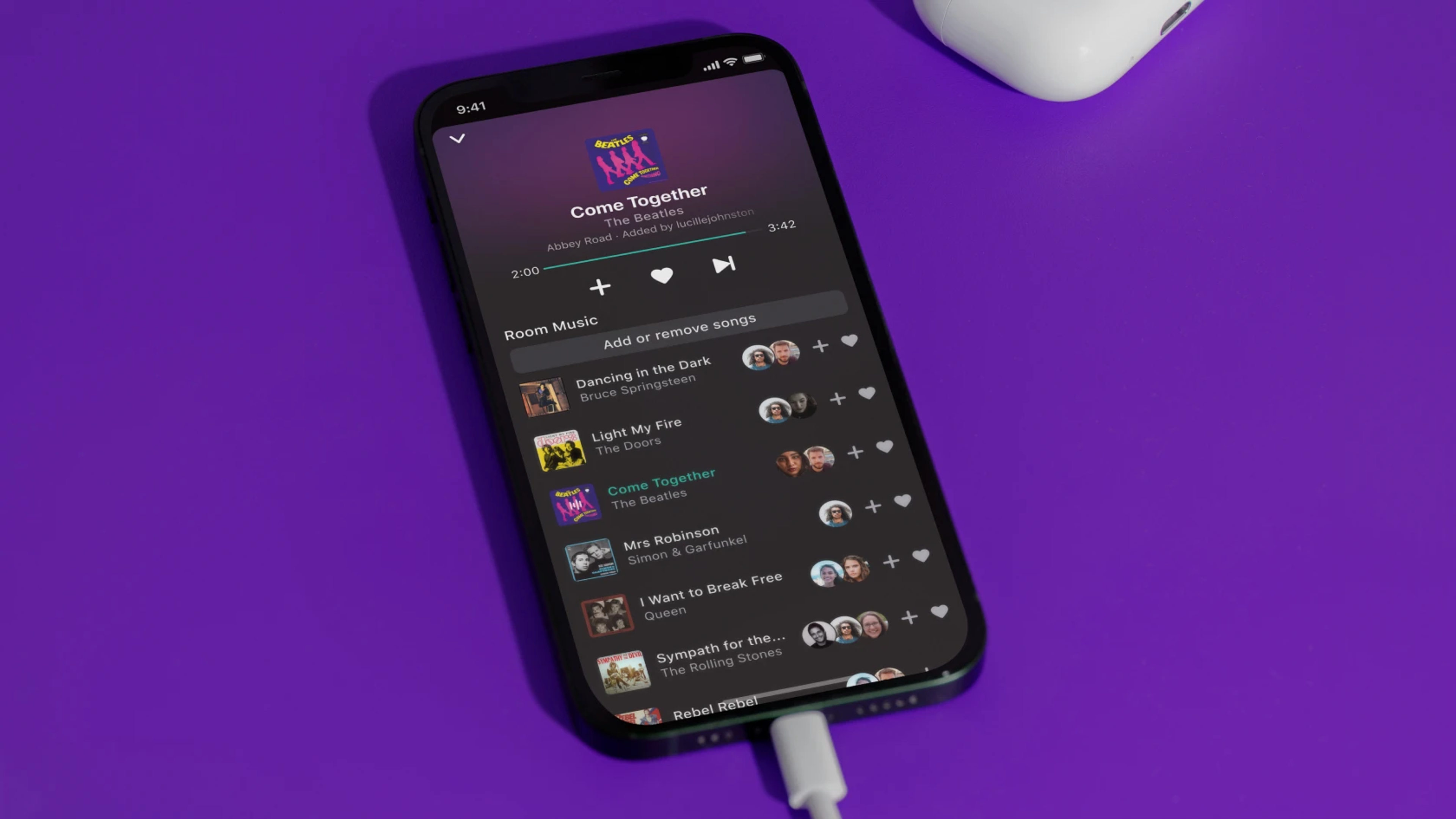 Riff music player, UI and UX mobile app design