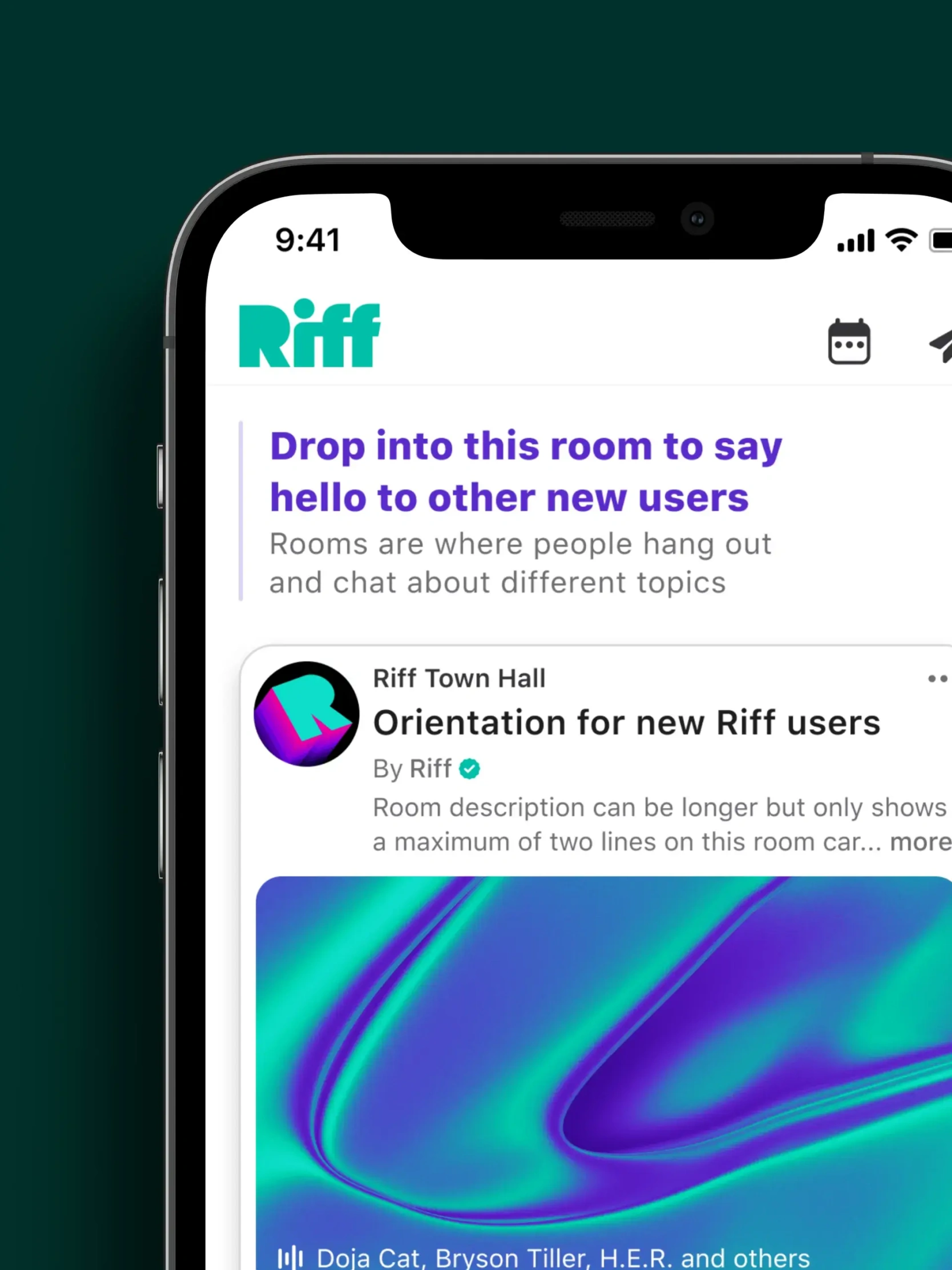 Riff tutorial UI and UX mobile app design