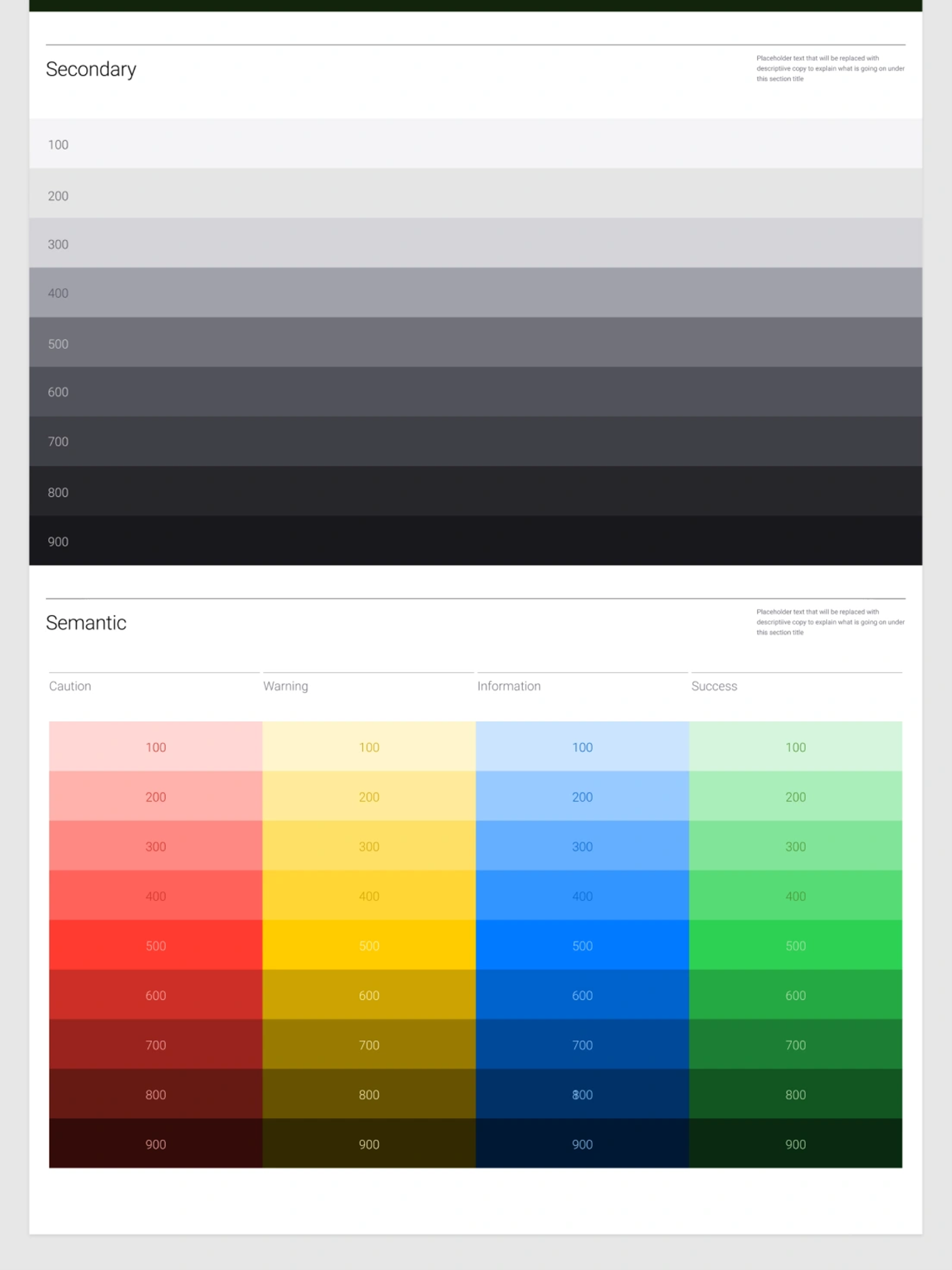 AlixPartners design system secondary color palette