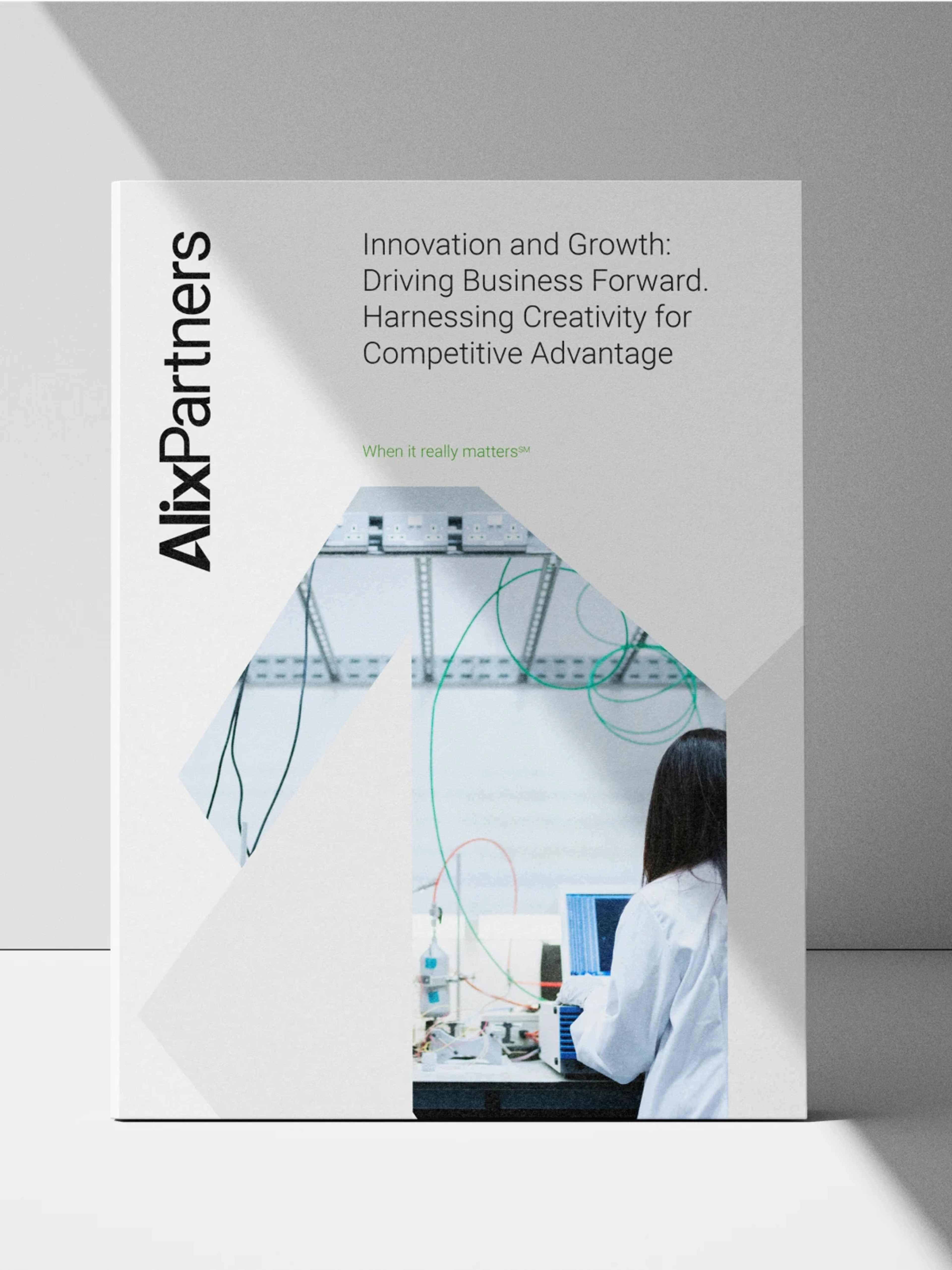 AlixPartners report cover design